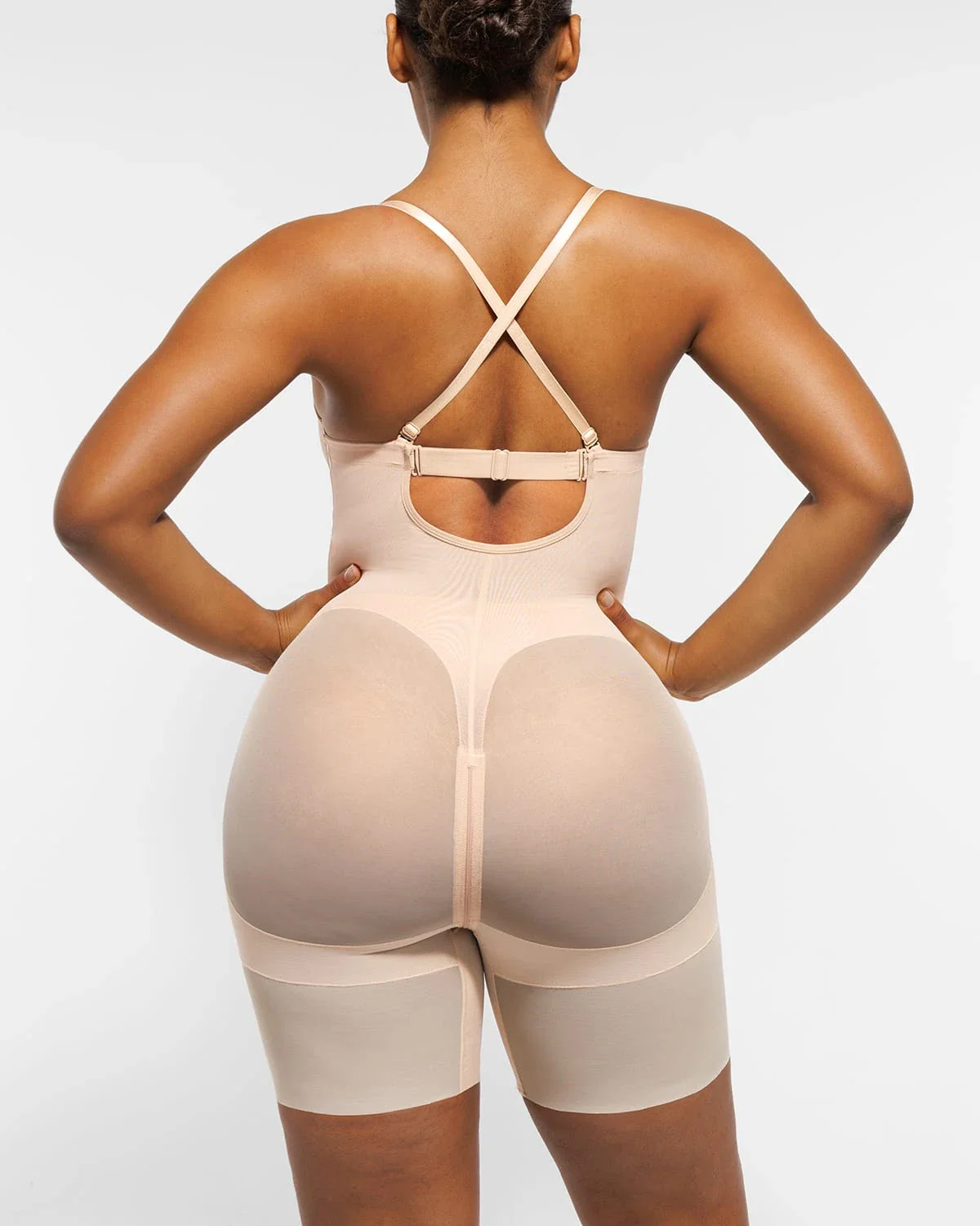BOOT-YEAH™ MeshSmooth™ Deep Plunge Shaping Bodysuit - Image 22