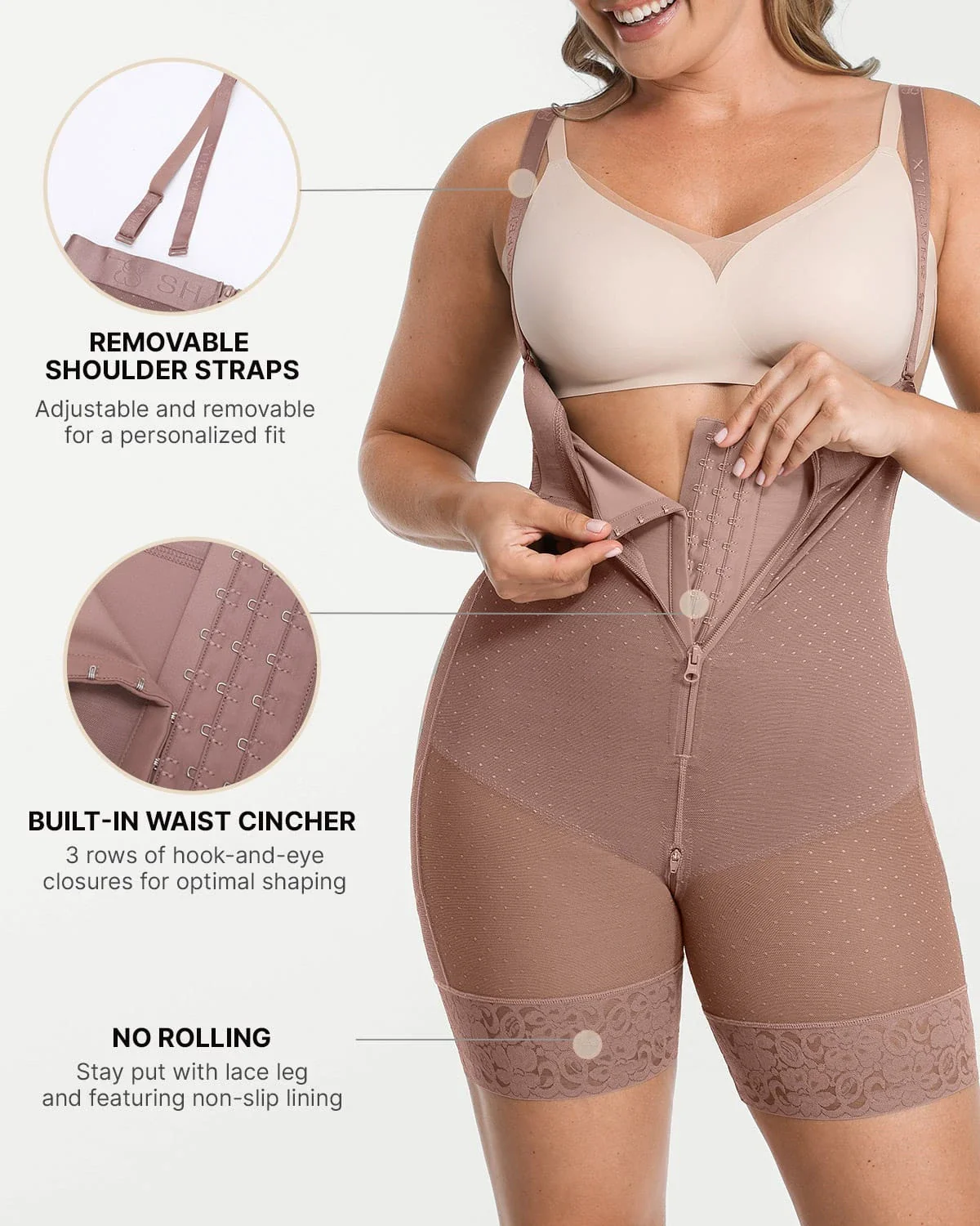 BOOT-YEAH™ AirSlim® High-Waisted Polka Dot Short - Image 11