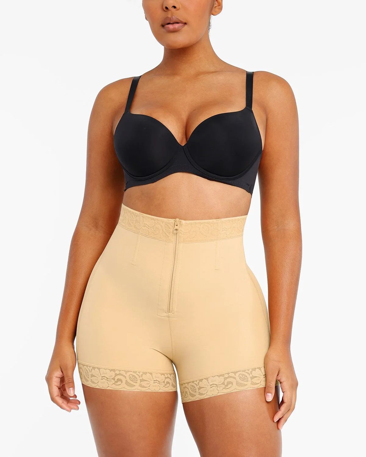 Bare Essentials™ AirSlim® Lace Steel Boned Butt Enhancer Short - Image 18
