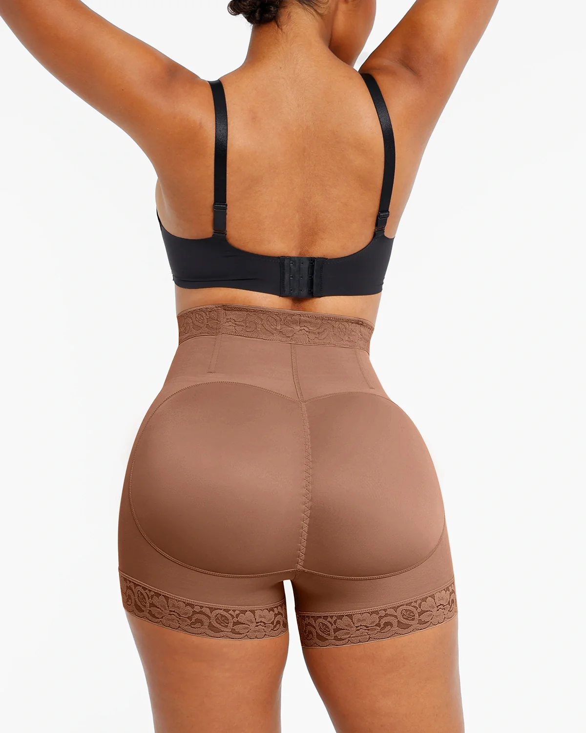 Bare Essentials™ AirSlim® Lace Steel Boned Butt Enhancer Short - Image 26