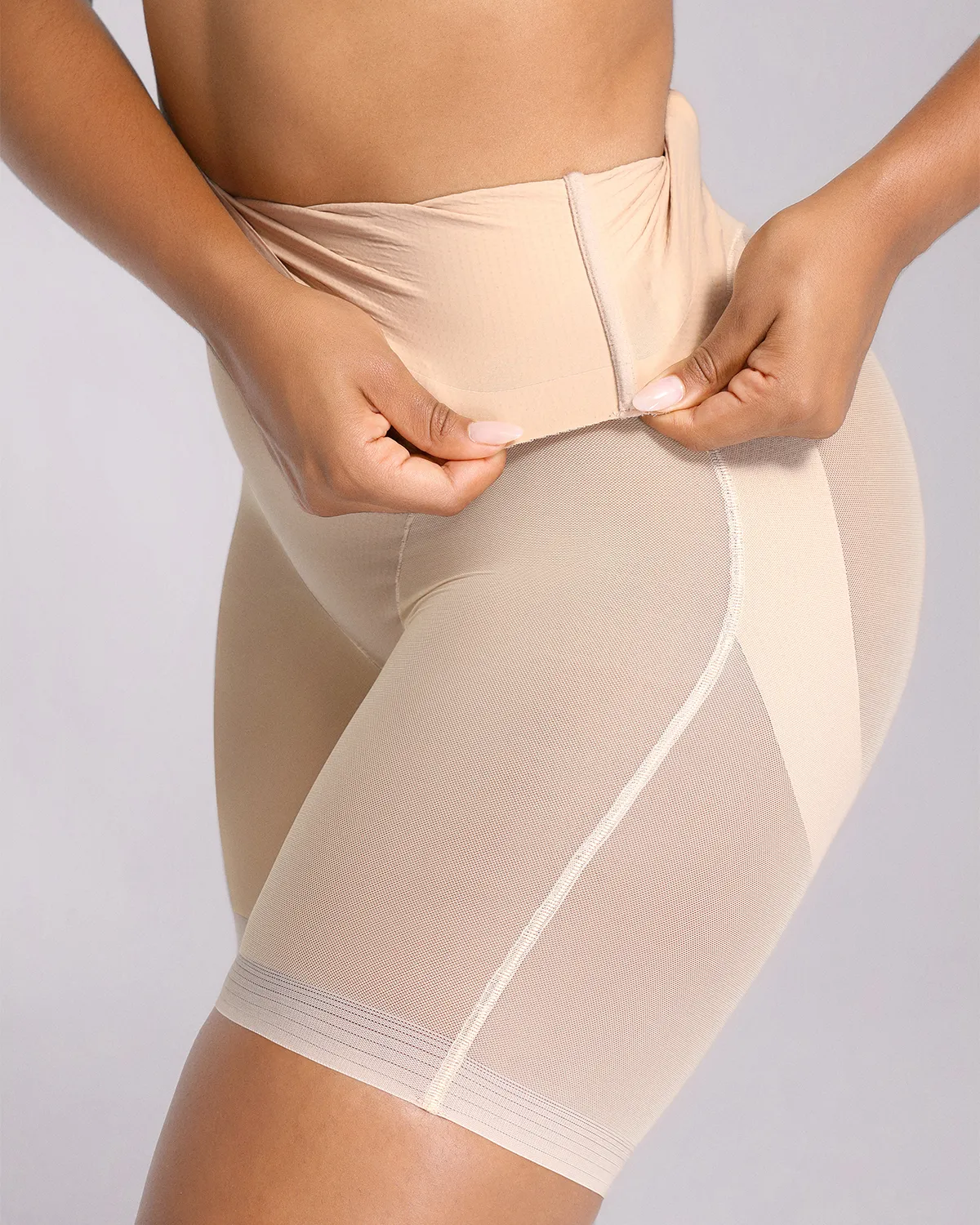BOOT-YEAH™ MeshSmooth™ High-Waisted Mid Thigh Short - Image 10