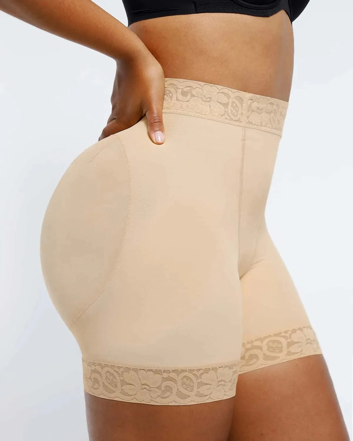 BOOT-YEAH™ AirSlim® Mid-Rise Lace Butt-Lifting Short - Image 12