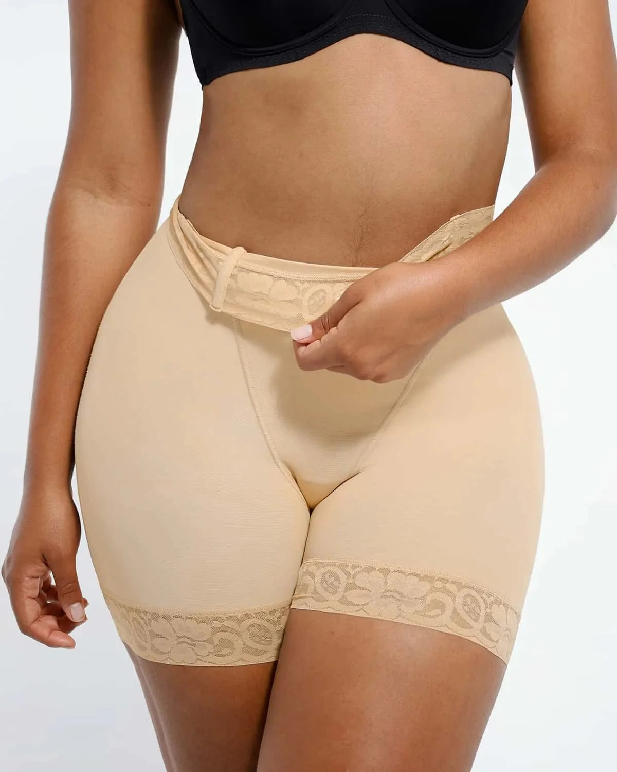 BOOT-YEAH™ AirSlim® Mid-Rise Lace Butt-Lifting Short - Image 13