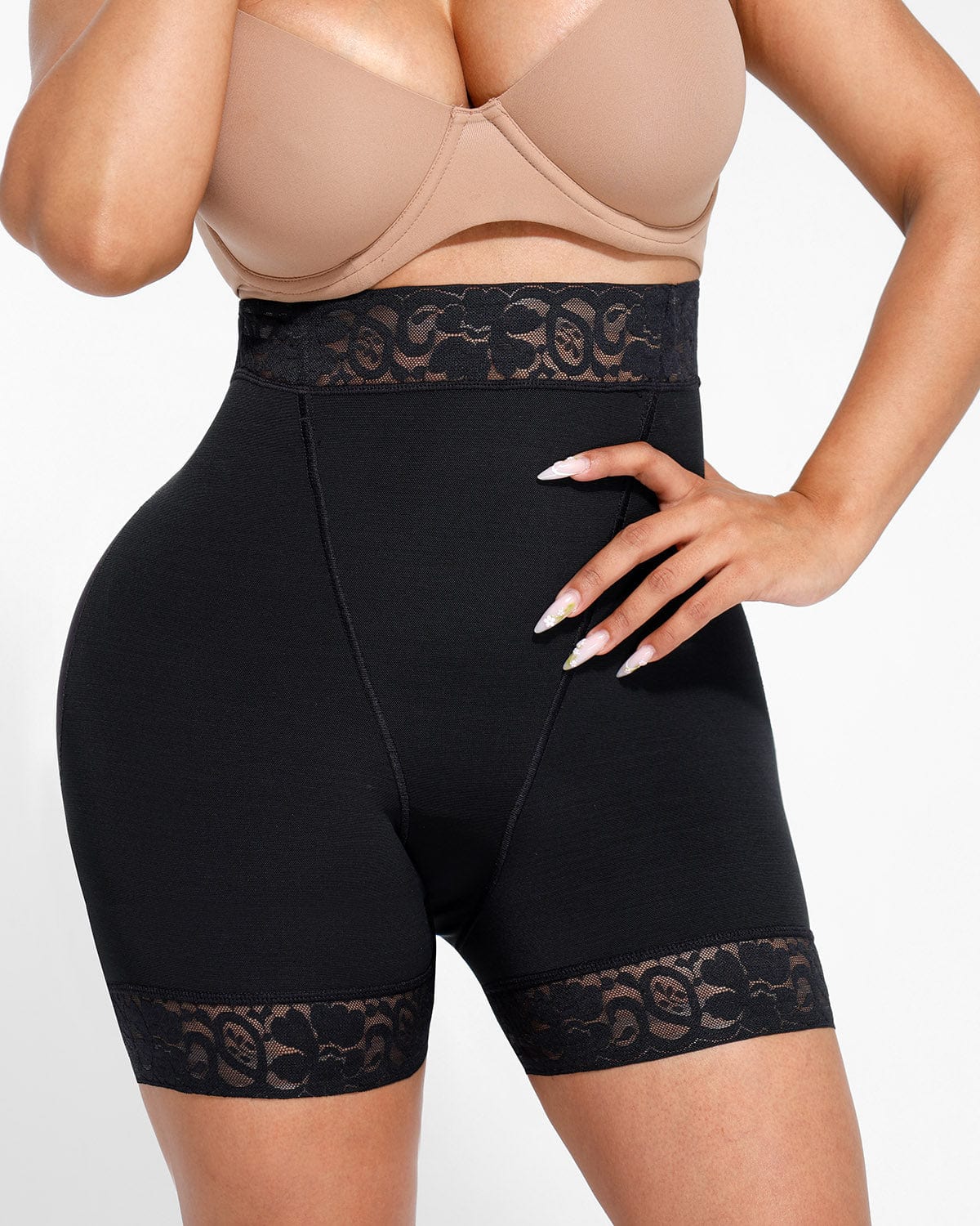 BOOT-YEAH™ AirSlim® Mid-Rise Lace Butt-Lifting Short - Image 2
