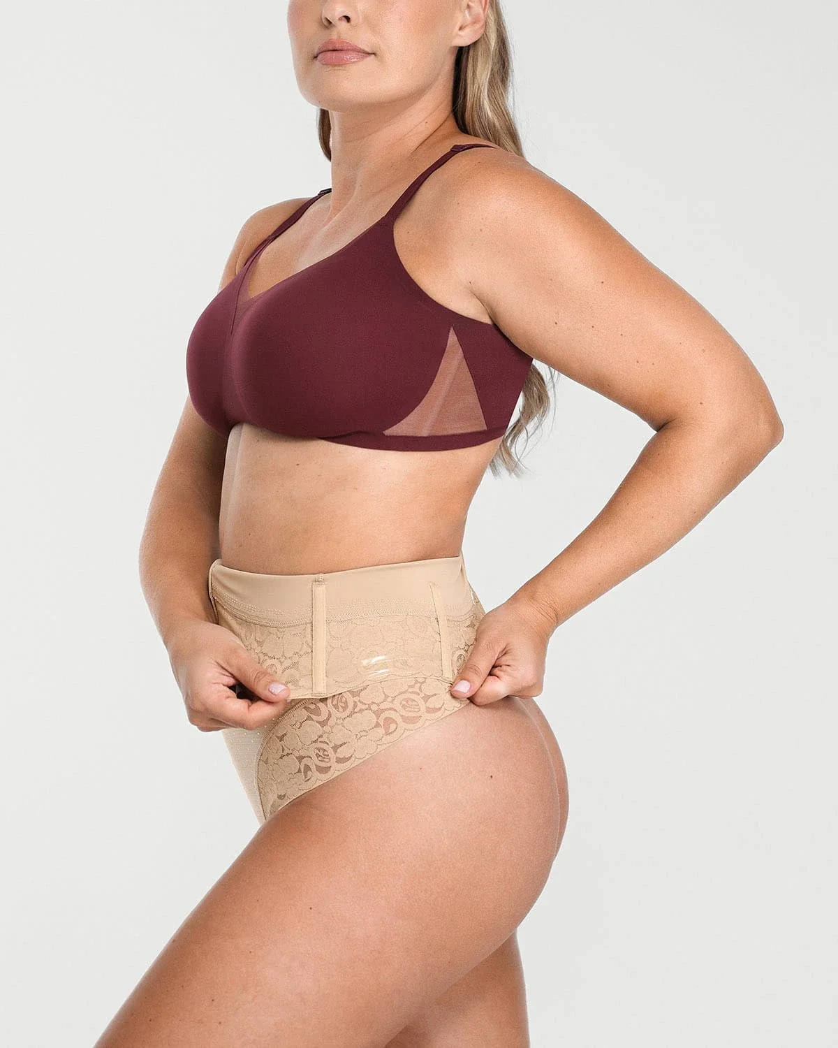 Bare Essentials™ AirSlim® High-Waisted Polka Dot Shaping Thong - Image 10