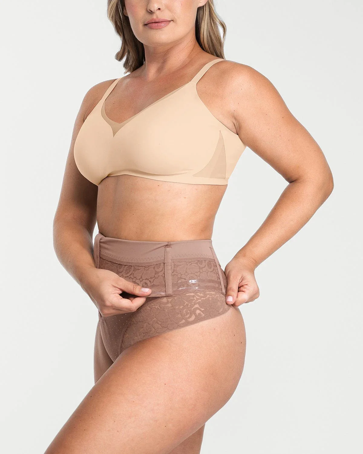 Bare Essentials™ AirSlim® High-Waisted Polka Dot Shaping Thong - Image 18