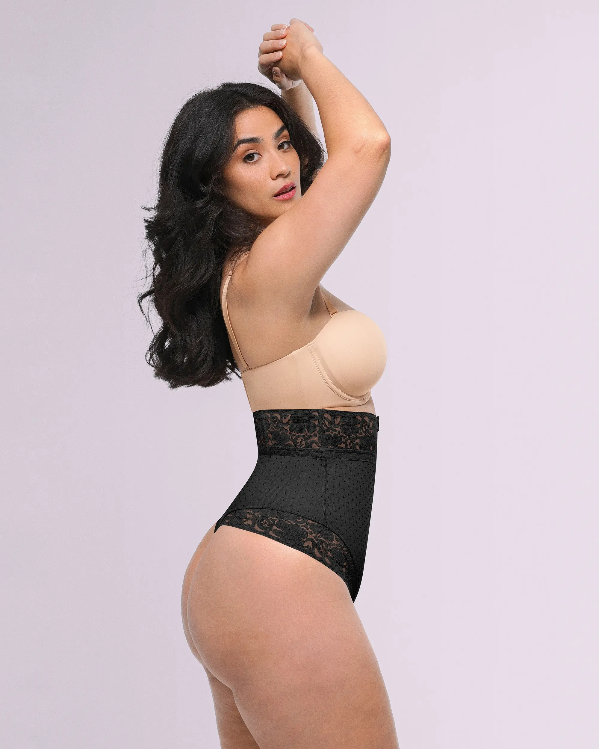 Bare Essentials™ AirSlim® High-Waisted Polka Dot Shaping Thong - Image 21