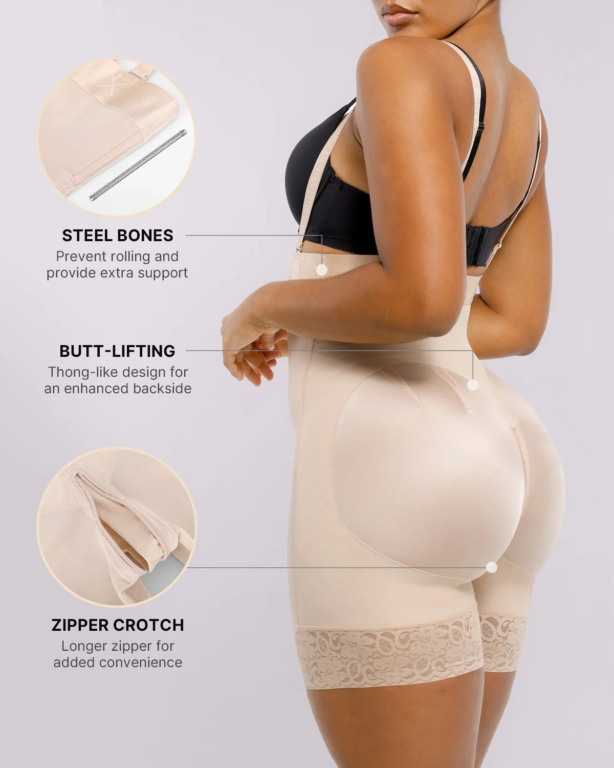 BOOT-YEAH™ AirSlim® Firm Tummy Compression Shaping Short - Image 44