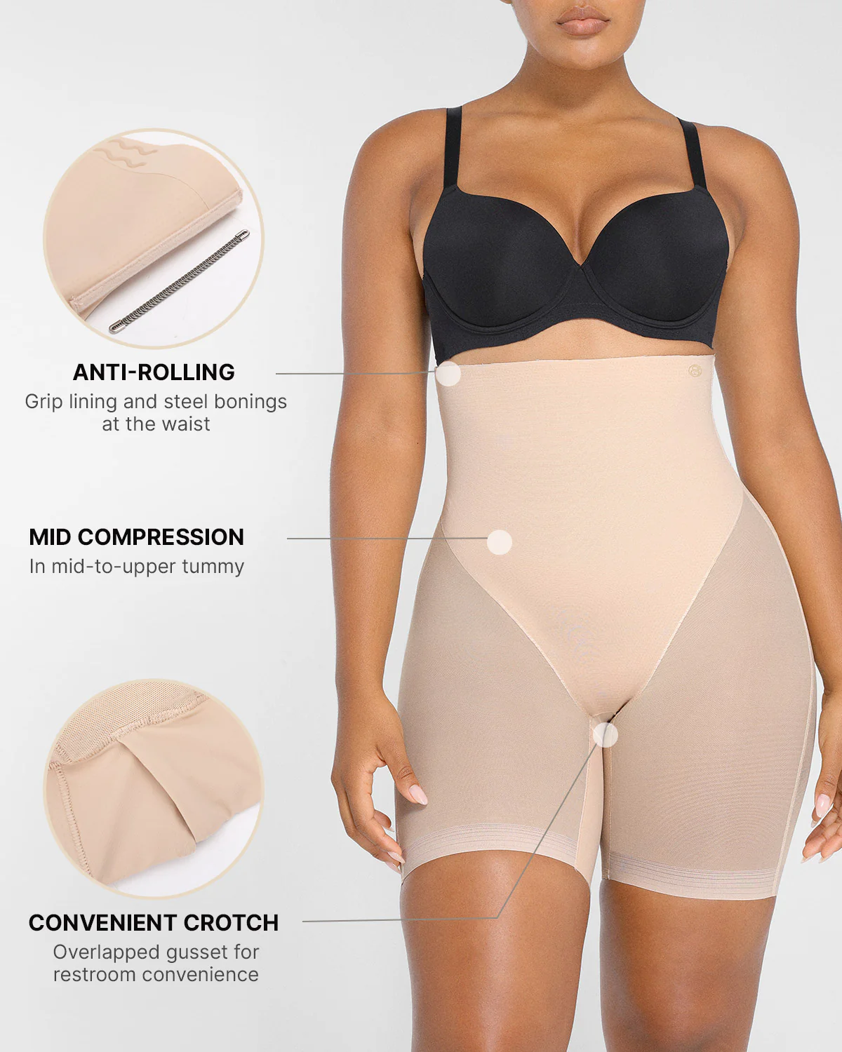 BOOT-YEAH™ MeshSmooth™ Butt-Lifting Mid Thigh Short - Image 10