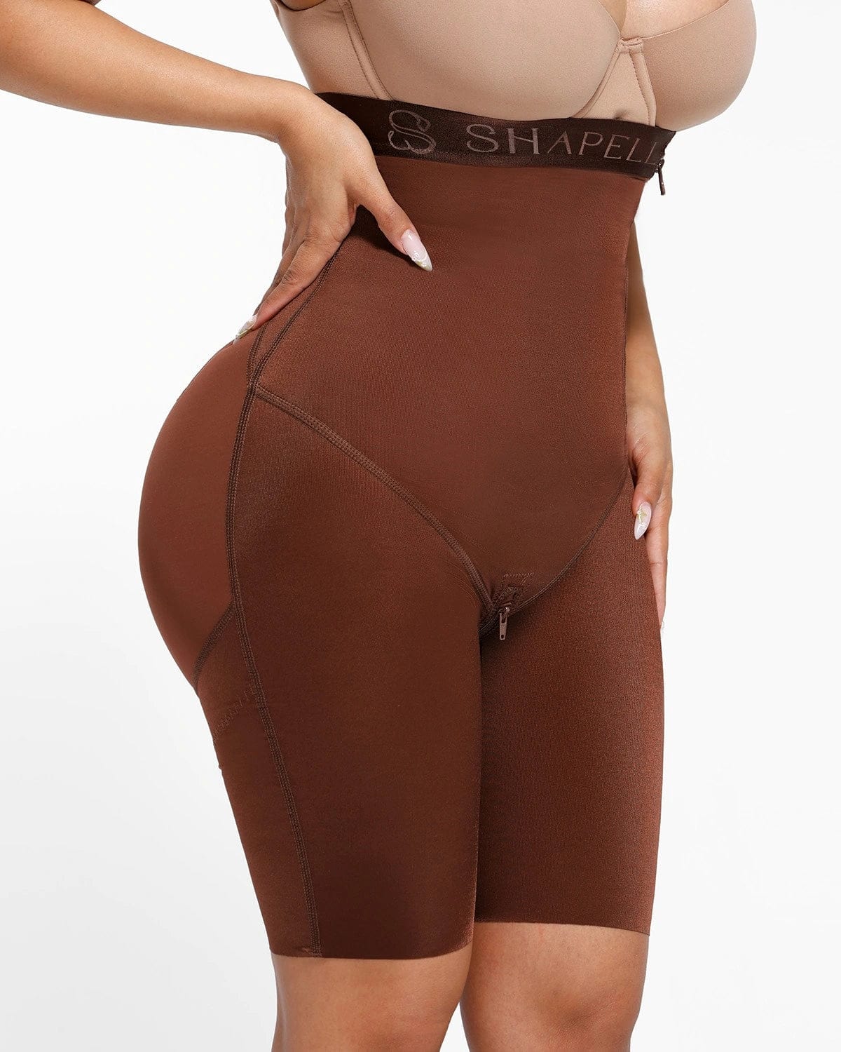 BOOT-YEAH™ SilkSculpt Butt-Lifting High-Waisted Short - Image 4