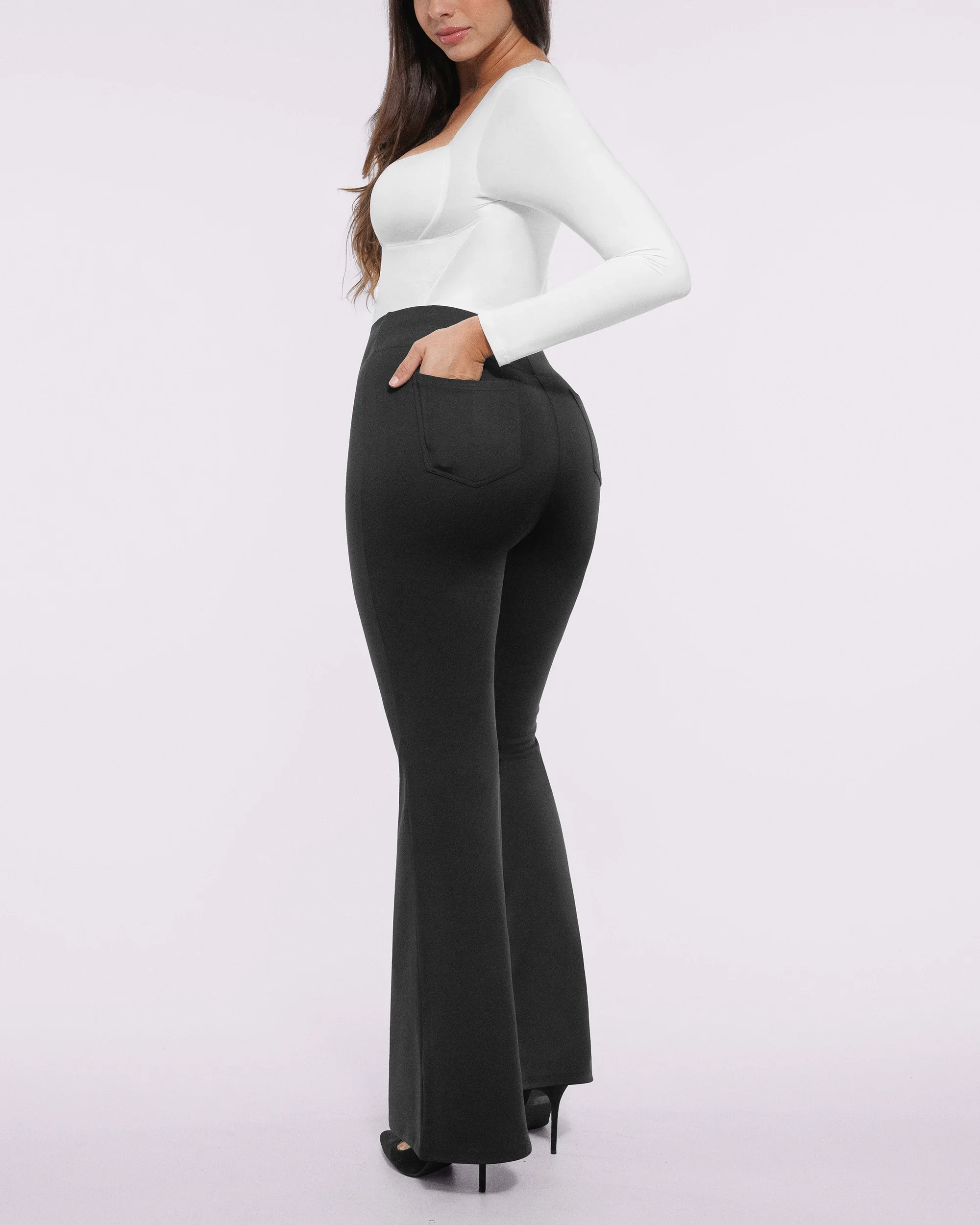 Bare Essentials™ AirSlim® Back Pocket Flare Work Pant - Image 10