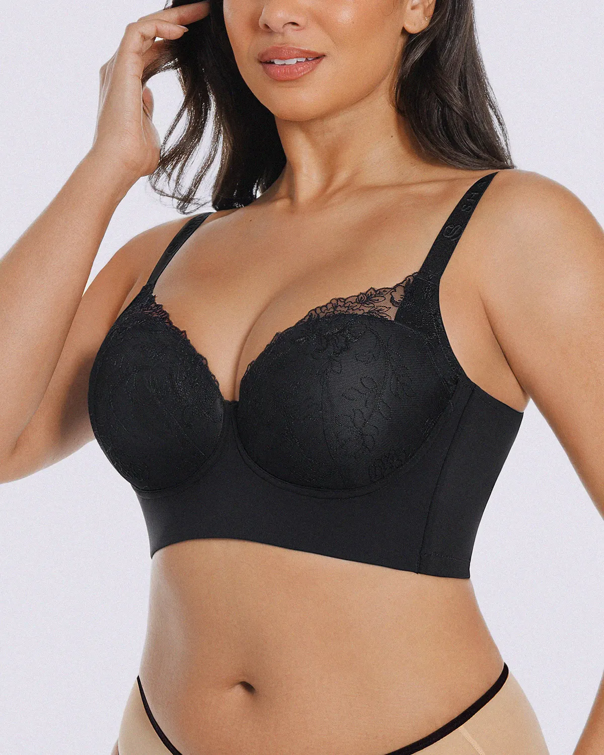 Bare Essentials™ AirSlim® Back Smoothing Lace Underwire Bra - Image 13