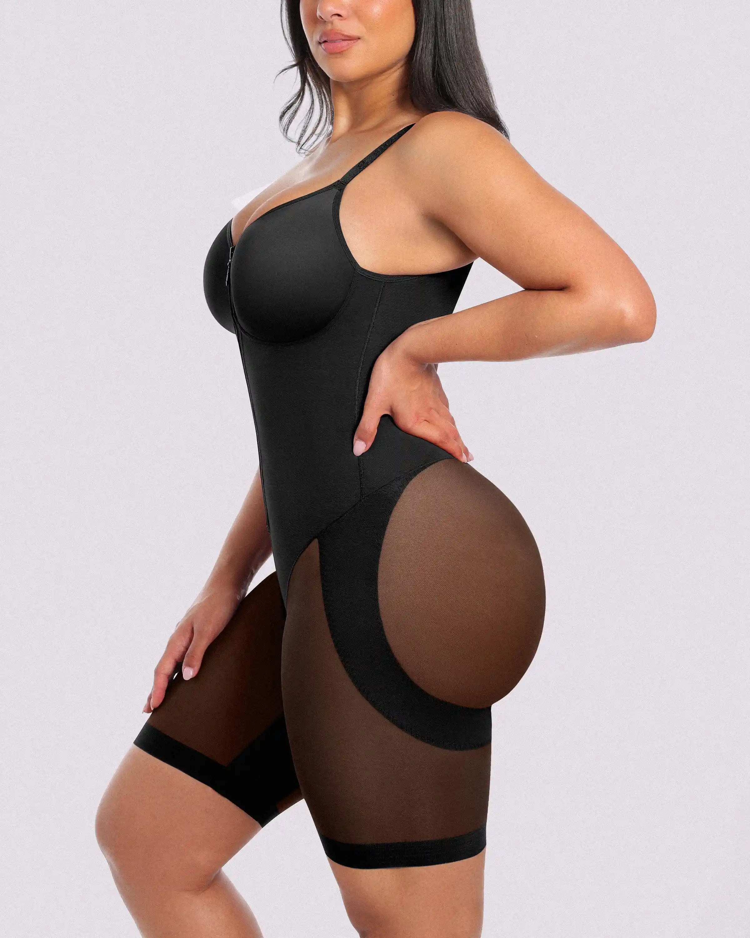 Bare Essentials™ AirSlim® Hourglass Full Body Mid Thigh Bodysuit - Image 11