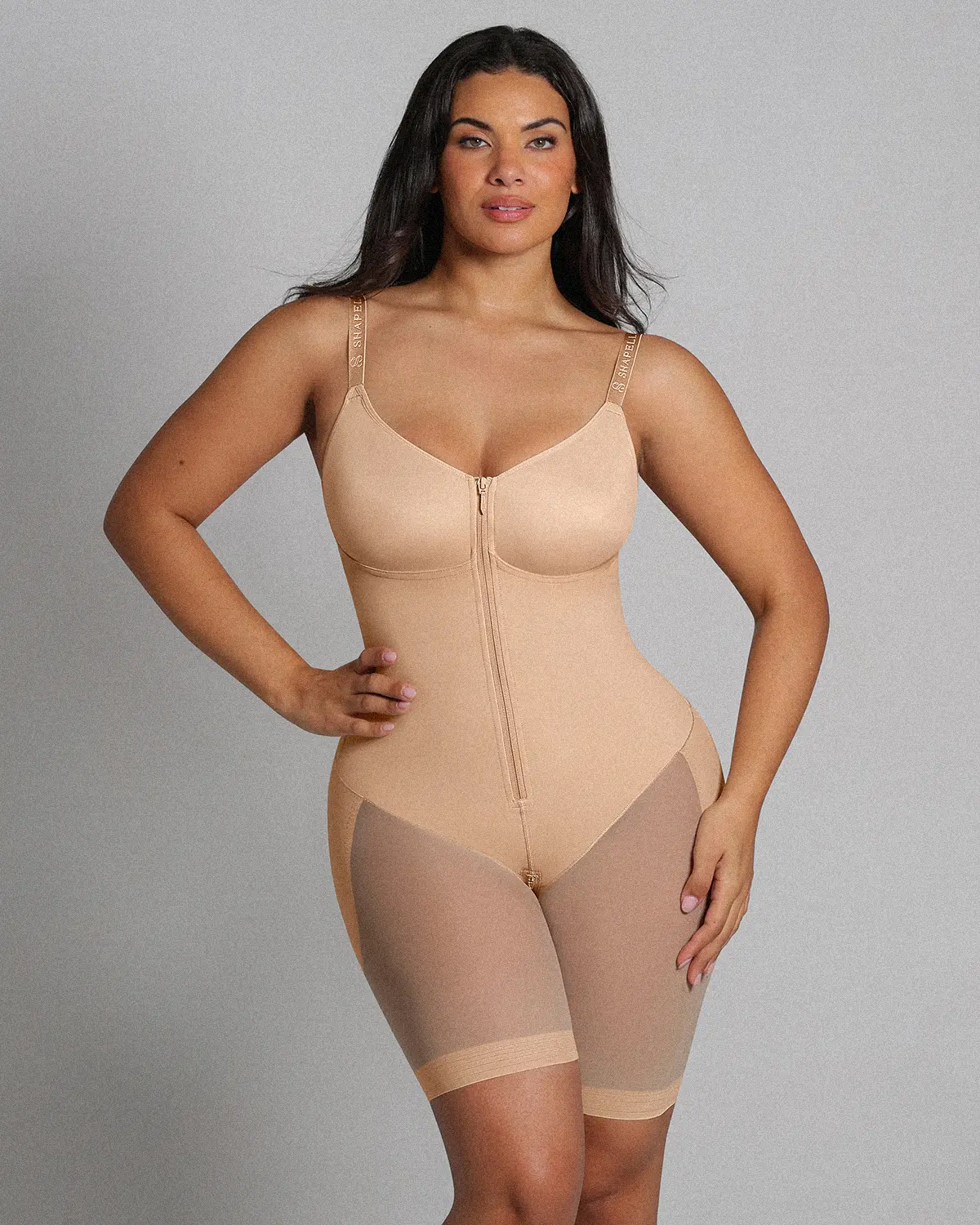 Bare Essentials™ AirSlim® Hourglass Full Body Mid Thigh Bodysuit - Image 20