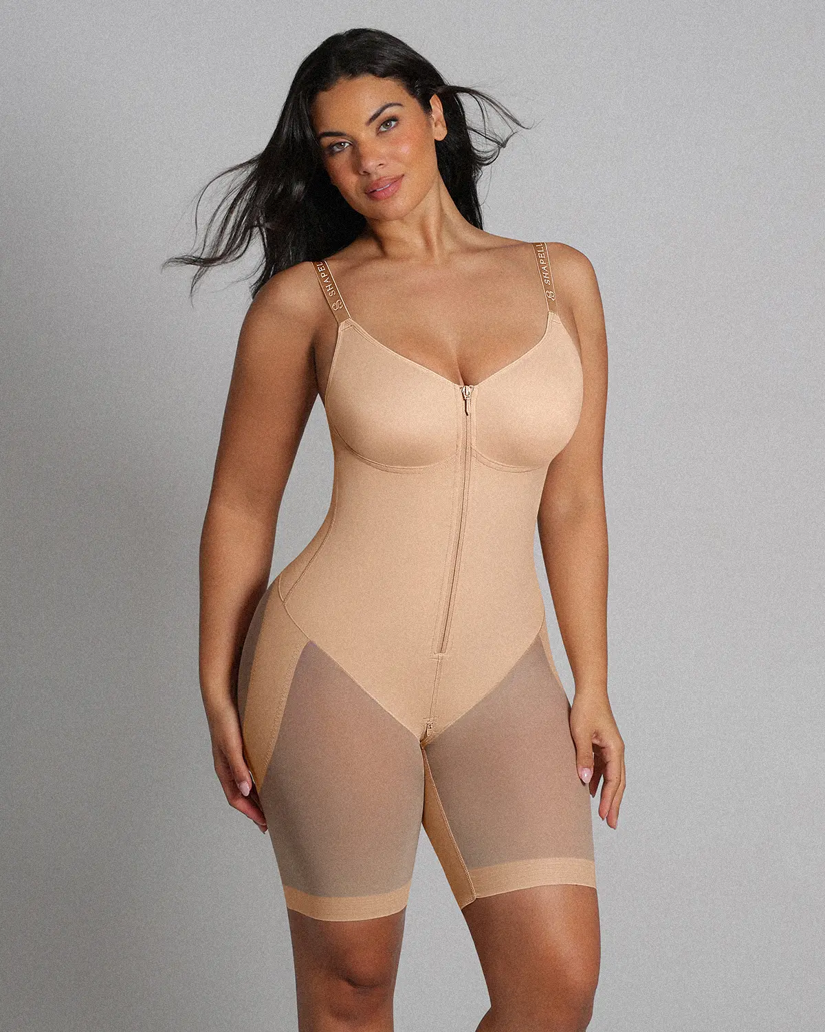 Bare Essentials™ AirSlim® Hourglass Full Body Mid Thigh Bodysuit - Image 21