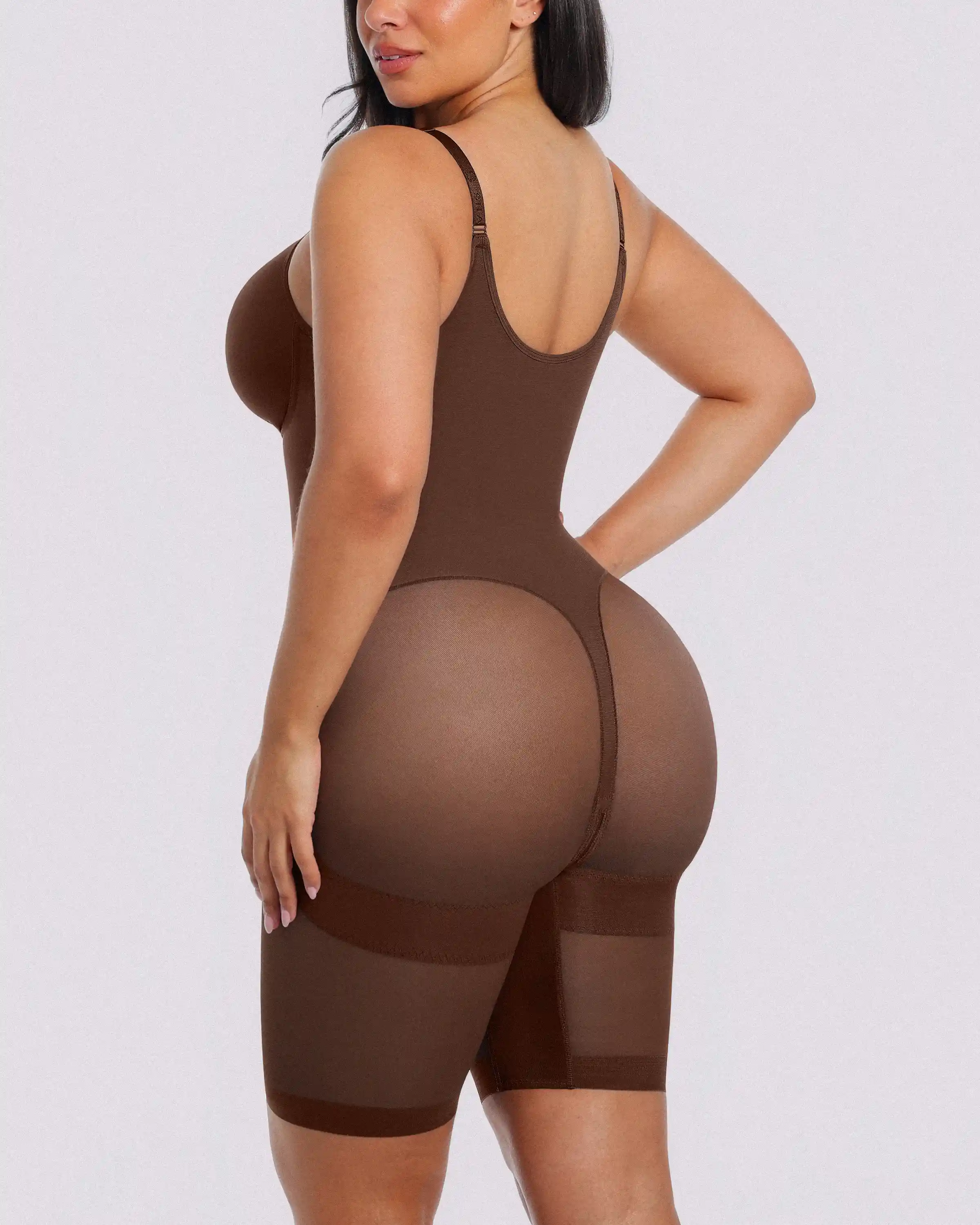 Bare Essentials™ AirSlim® Hourglass Full Body Mid Thigh Bodysuit - Image 3
