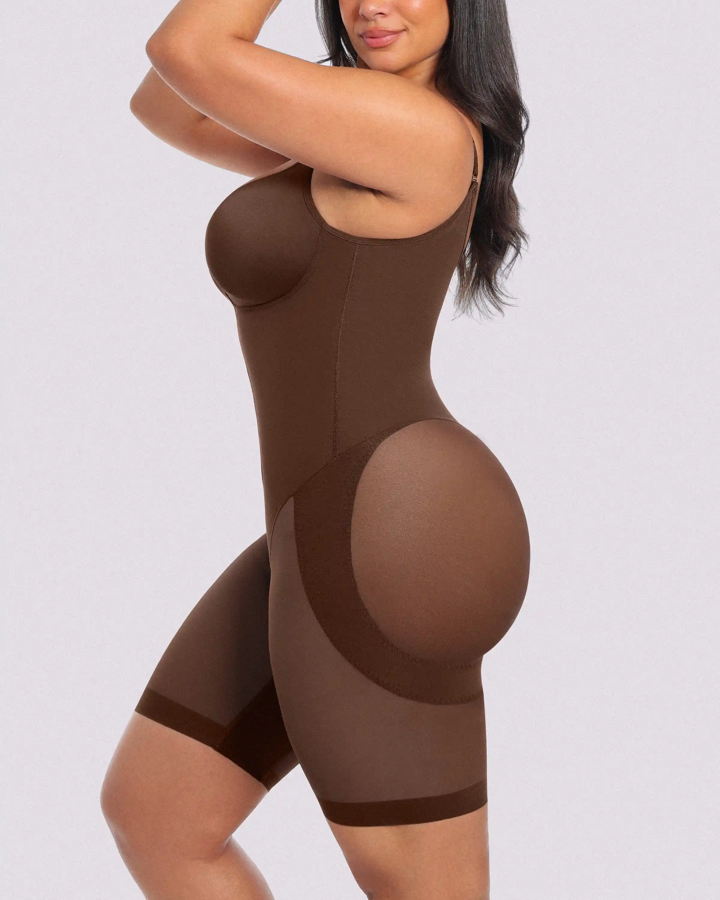 Bare Essentials™ AirSlim® Hourglass Full Body Mid Thigh Bodysuit - Image 6