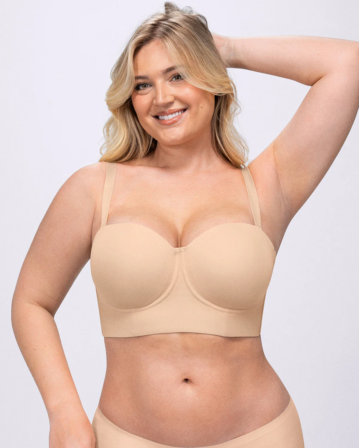 Bare Essentials™ AirSlim® Smoothing Strapless Convertible Bra - Image 10