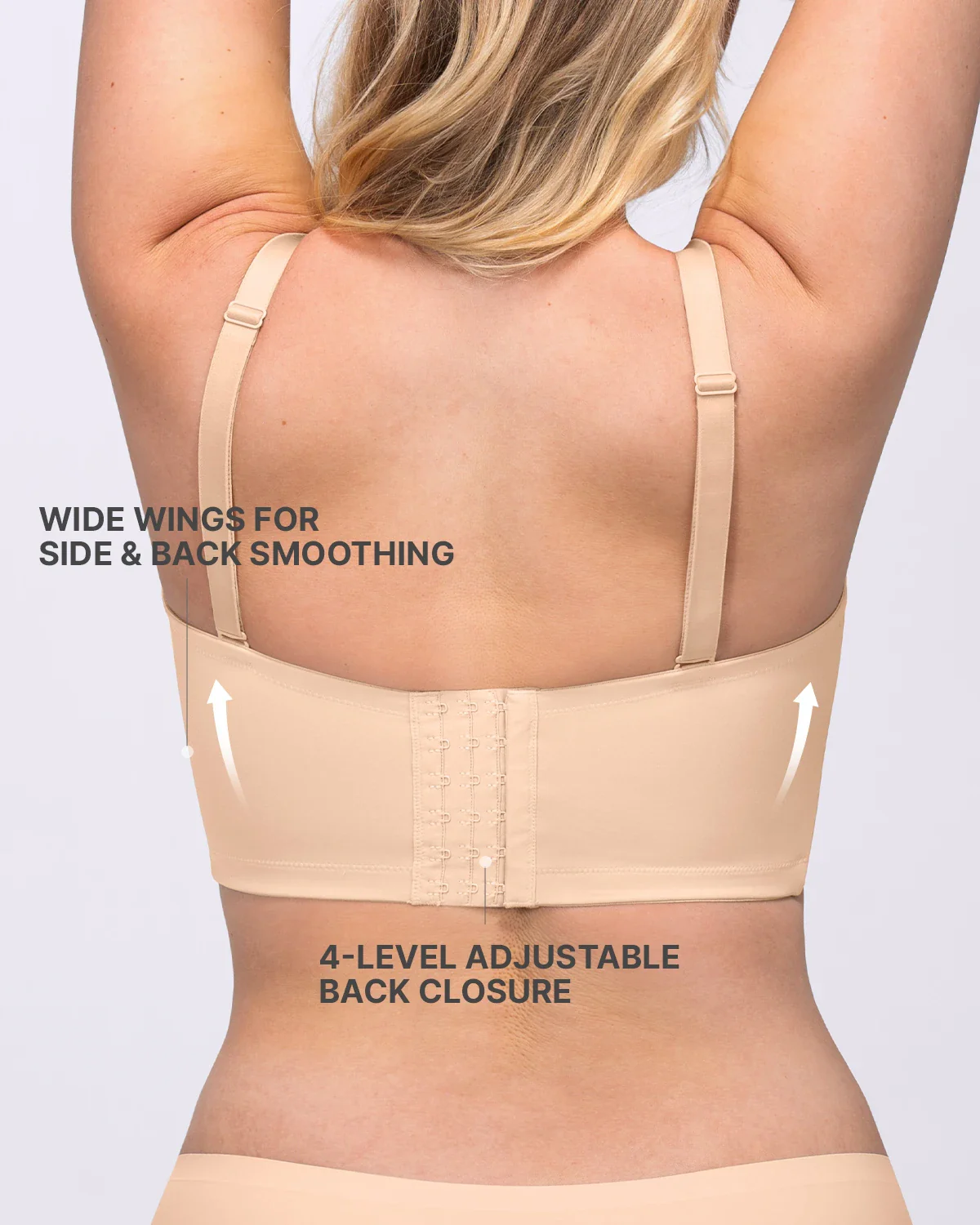 Bare Essentials™ AirSlim® Smoothing Strapless Convertible Bra - Image 12