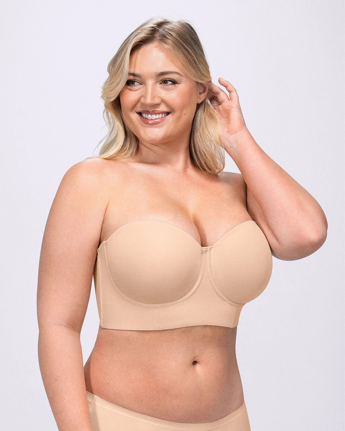 Bare Essentials™ AirSlim® Smoothing Strapless Convertible Bra - Image 14