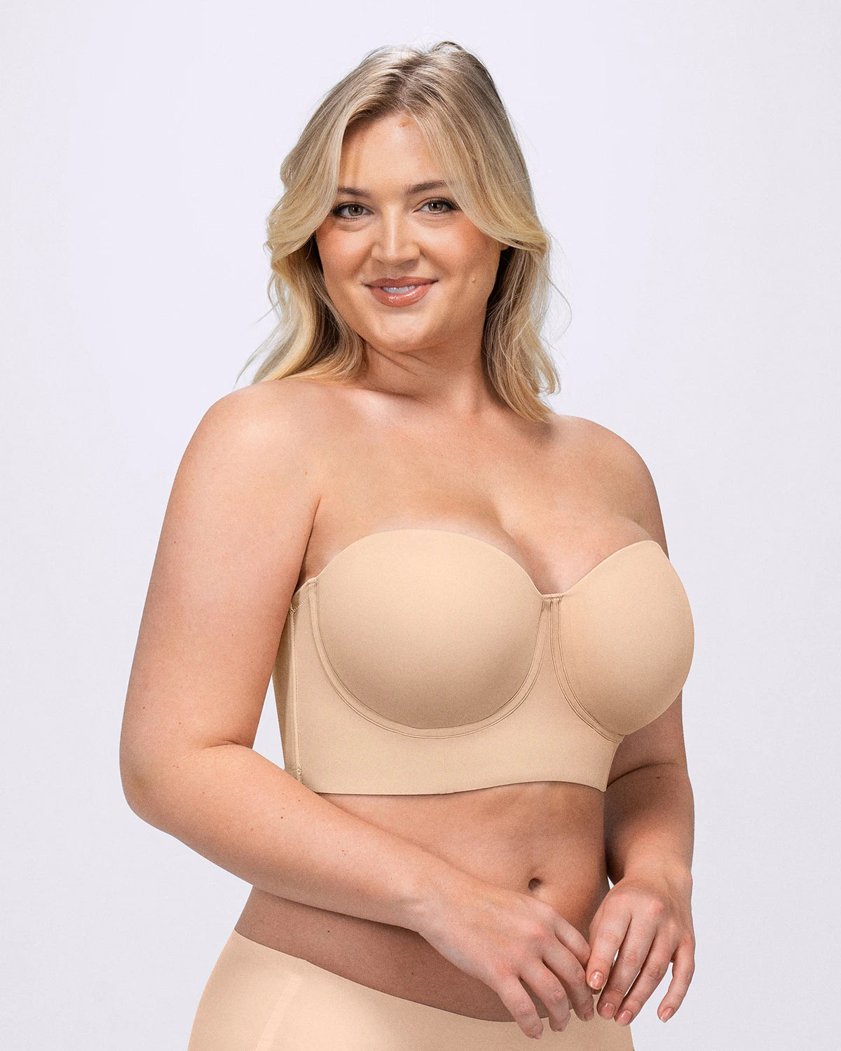 Bare Essentials™ AirSlim® Smoothing Strapless Convertible Bra - Image 16