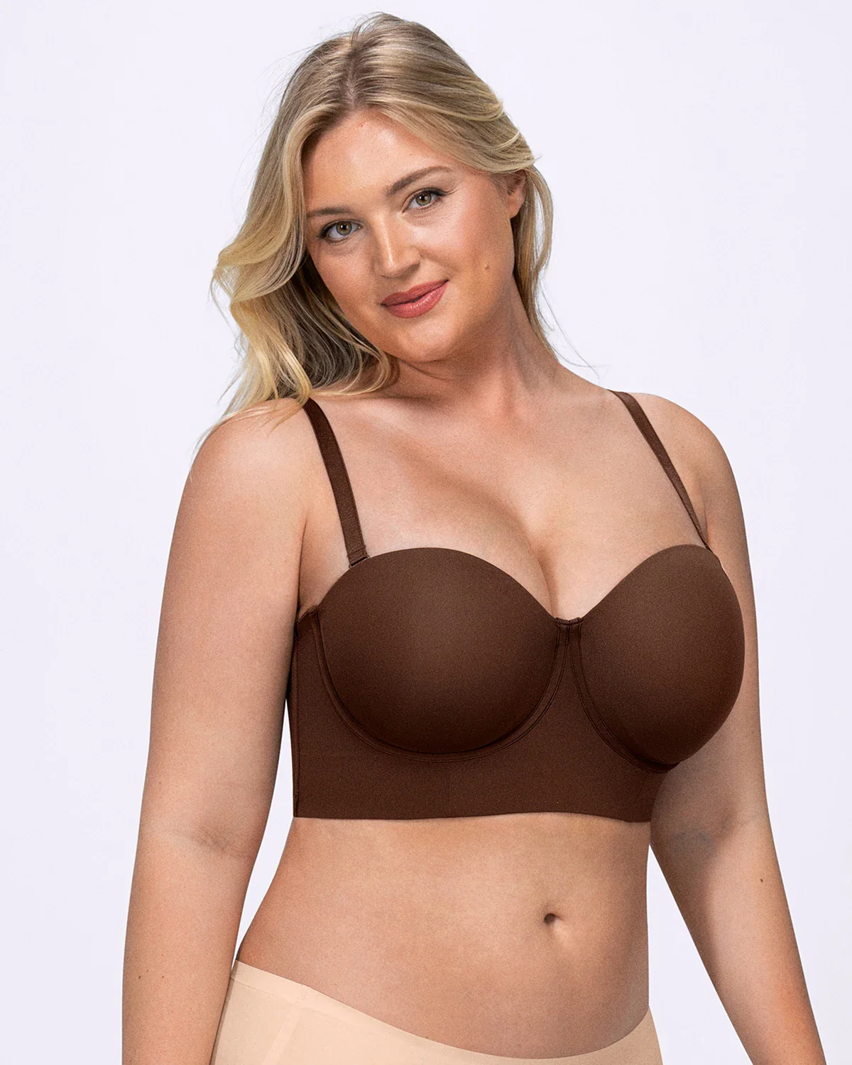 Bare Essentials™ AirSlim® Smoothing Strapless Convertible Bra - Image 8