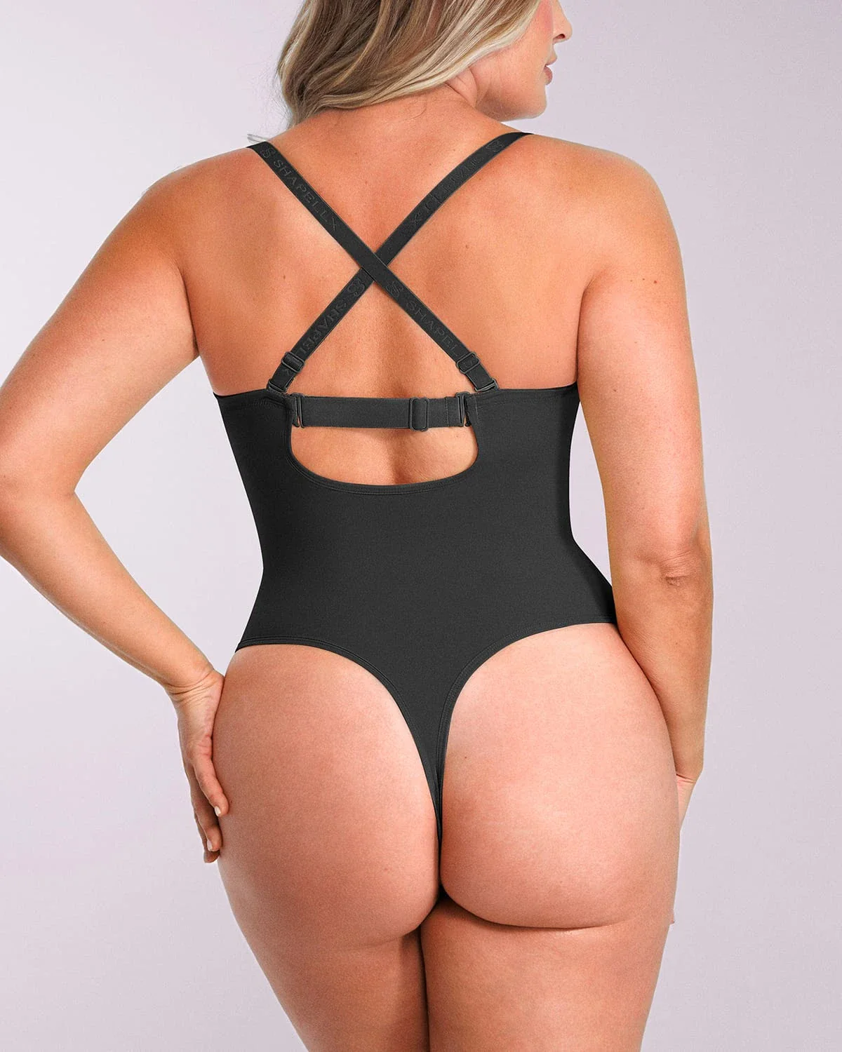 Bare Essentials™ AirSlim® Strapless Thong Bodysuit - Image 4