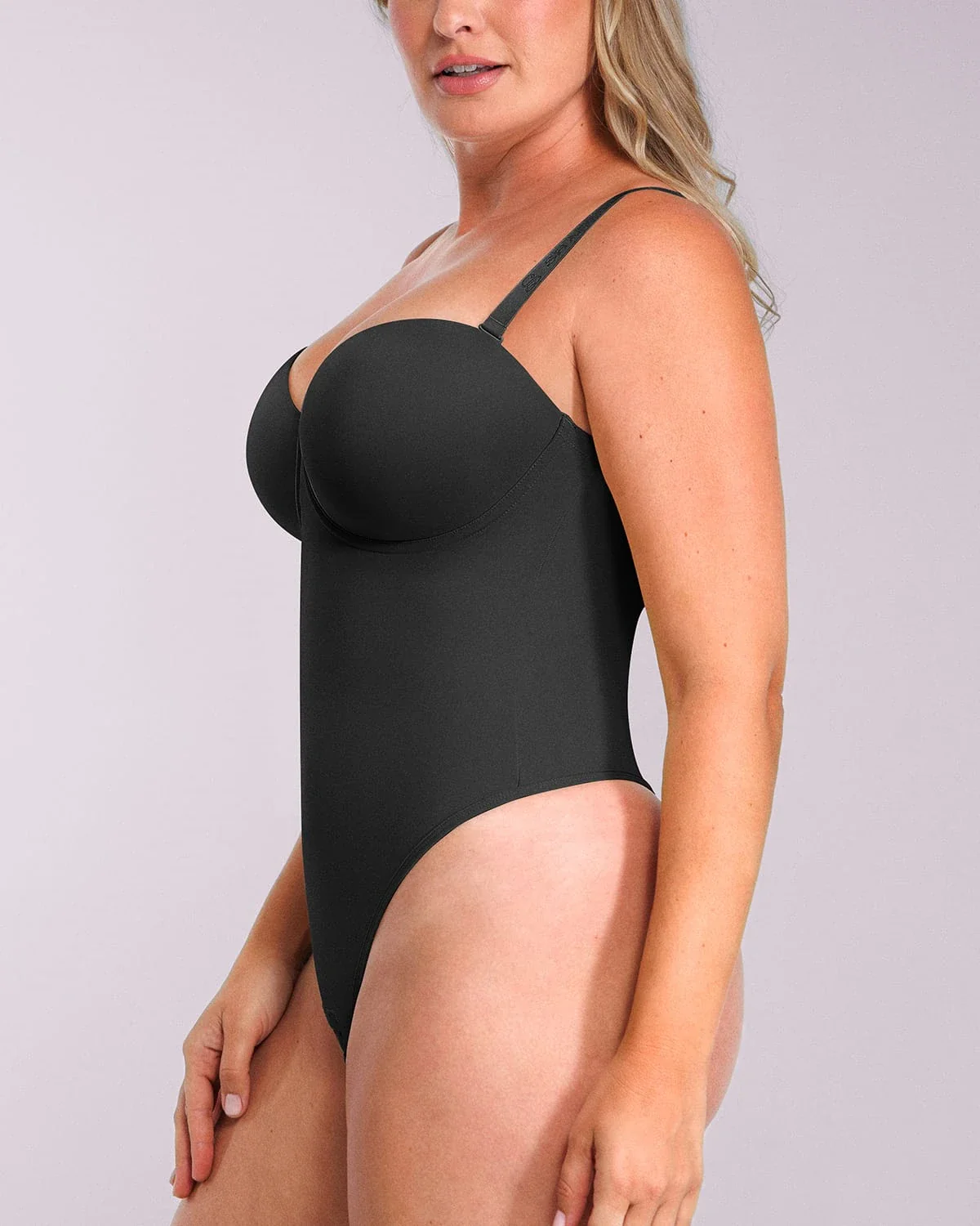 Bare Essentials™ AirSlim® Strapless Thong Bodysuit - Image 9
