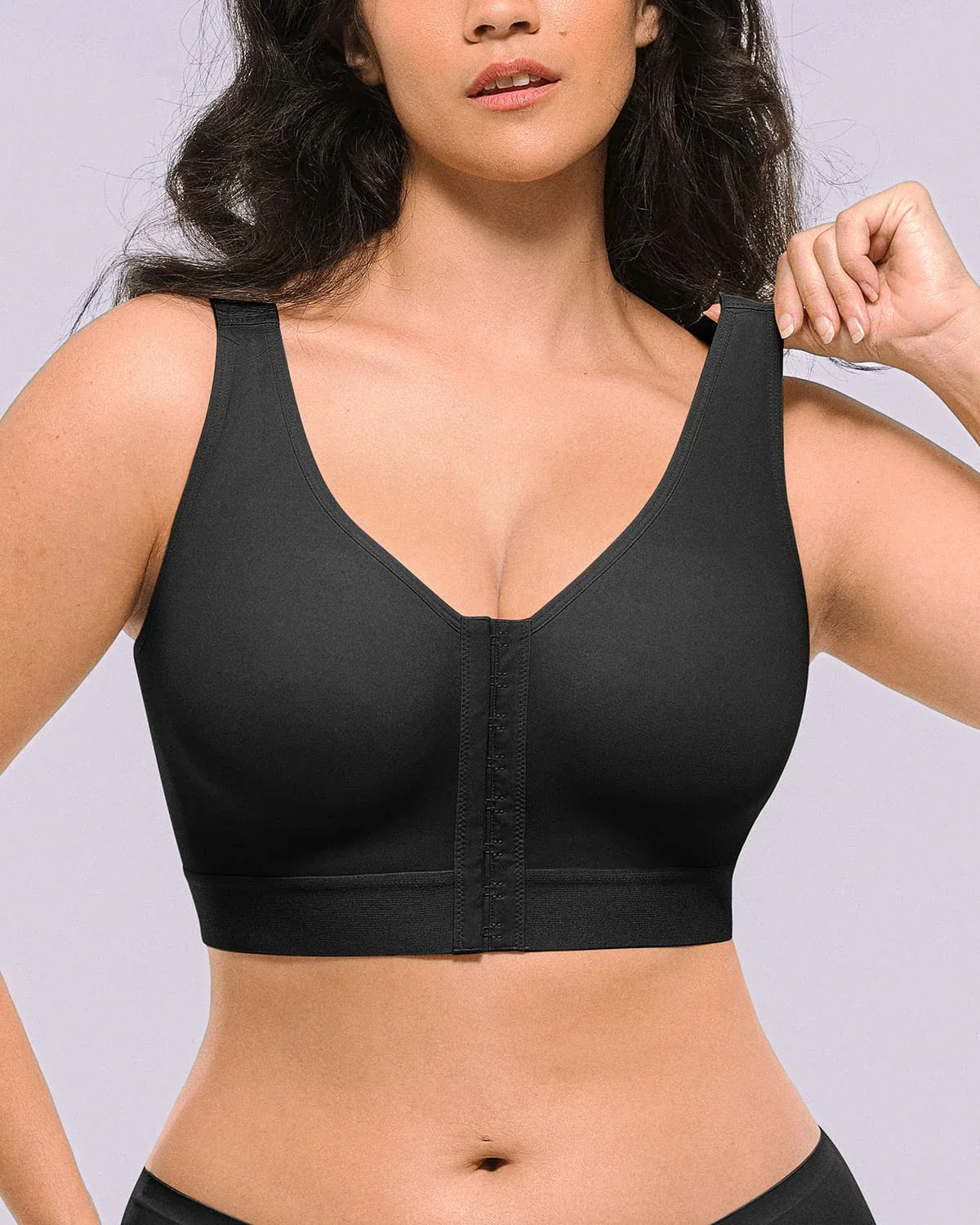 Bare Essentials™ AirSlim® Unlined Wireless Back Support Bra + Brief - Image 6