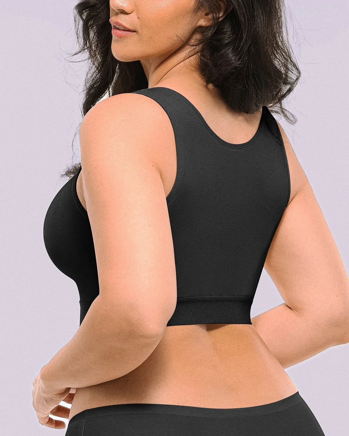 Bare Essentials™ AirSlim® Unlined Wireless Back Support Bra + Brief - Image 7