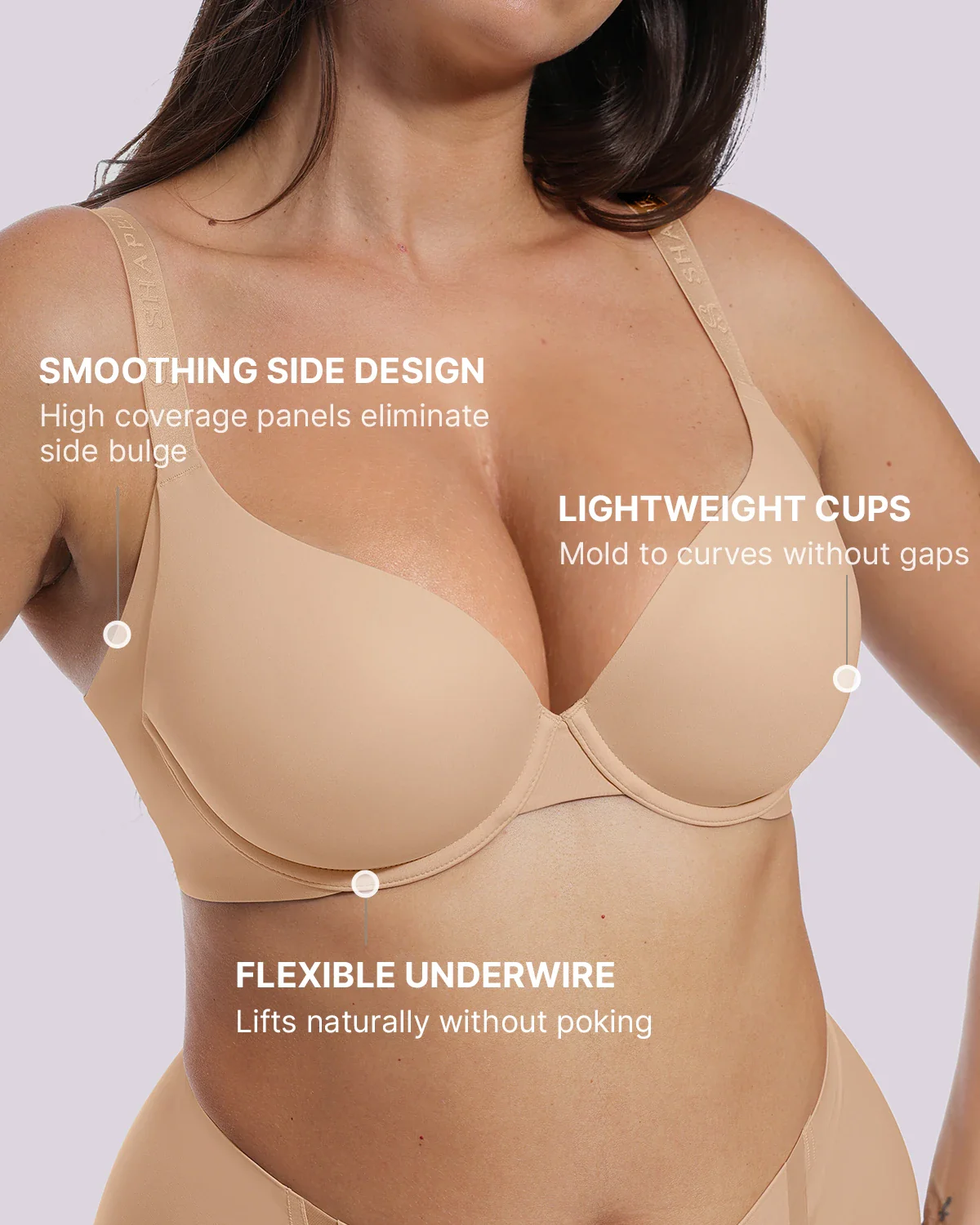 Bare Essentials™ Cream Touch™ Smoothing T-Shirt Bra - Image 15