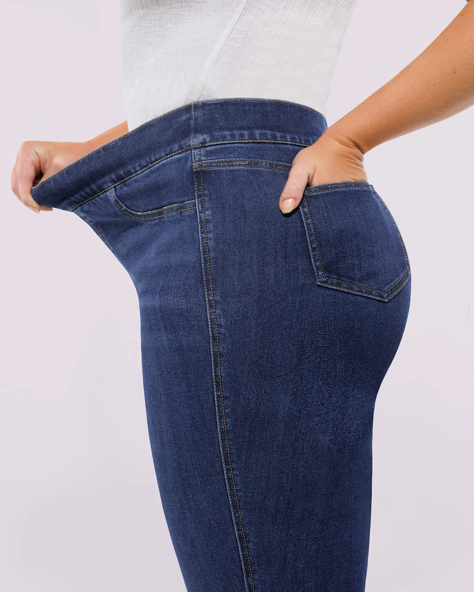 Bare Essentials™ AirSlim® High-Waisted Padded Hip Skinny Jeans - Image 20