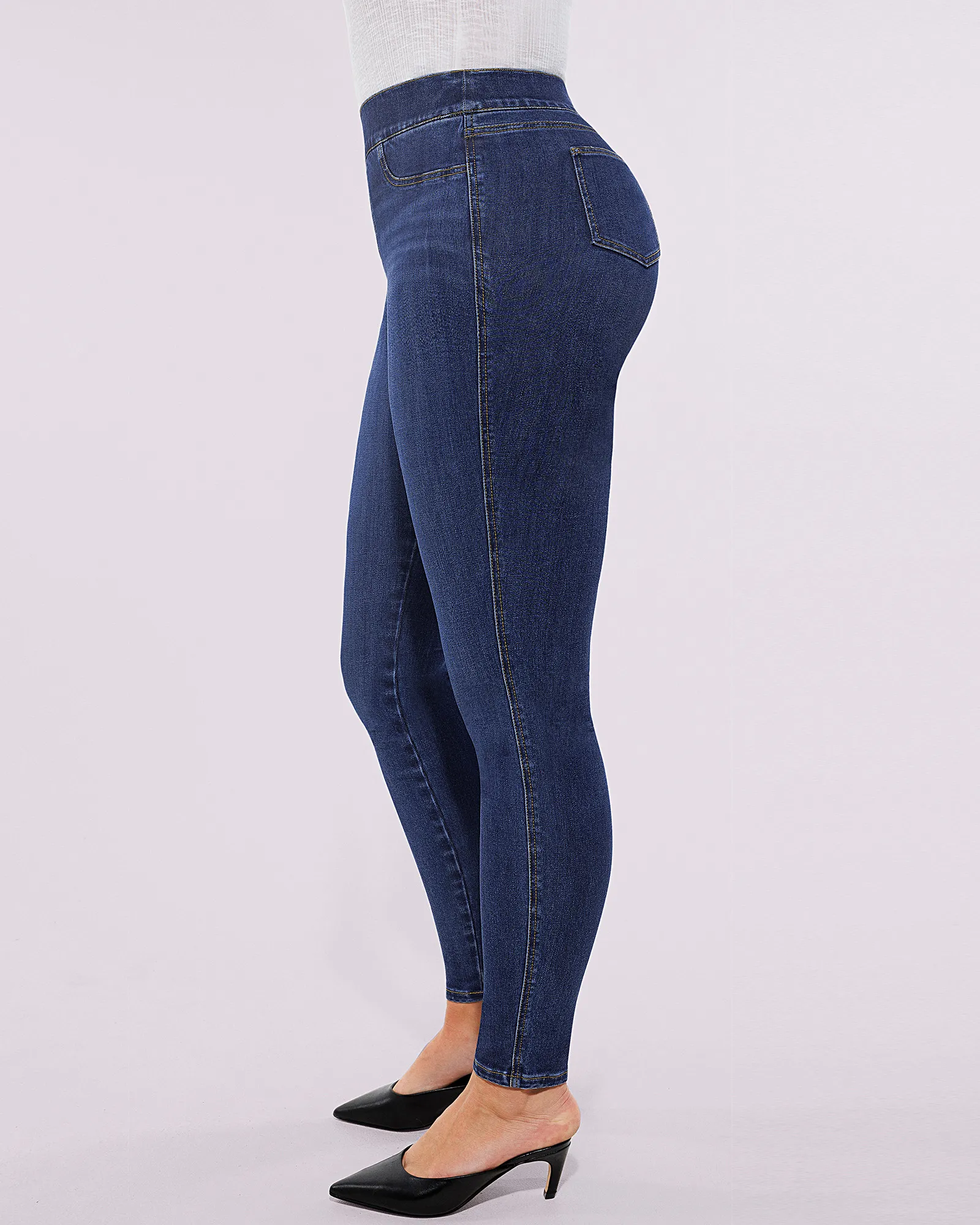 Bare Essentials™ AirSlim® High-Waisted Padded Hip Skinny Jeans - Image 22