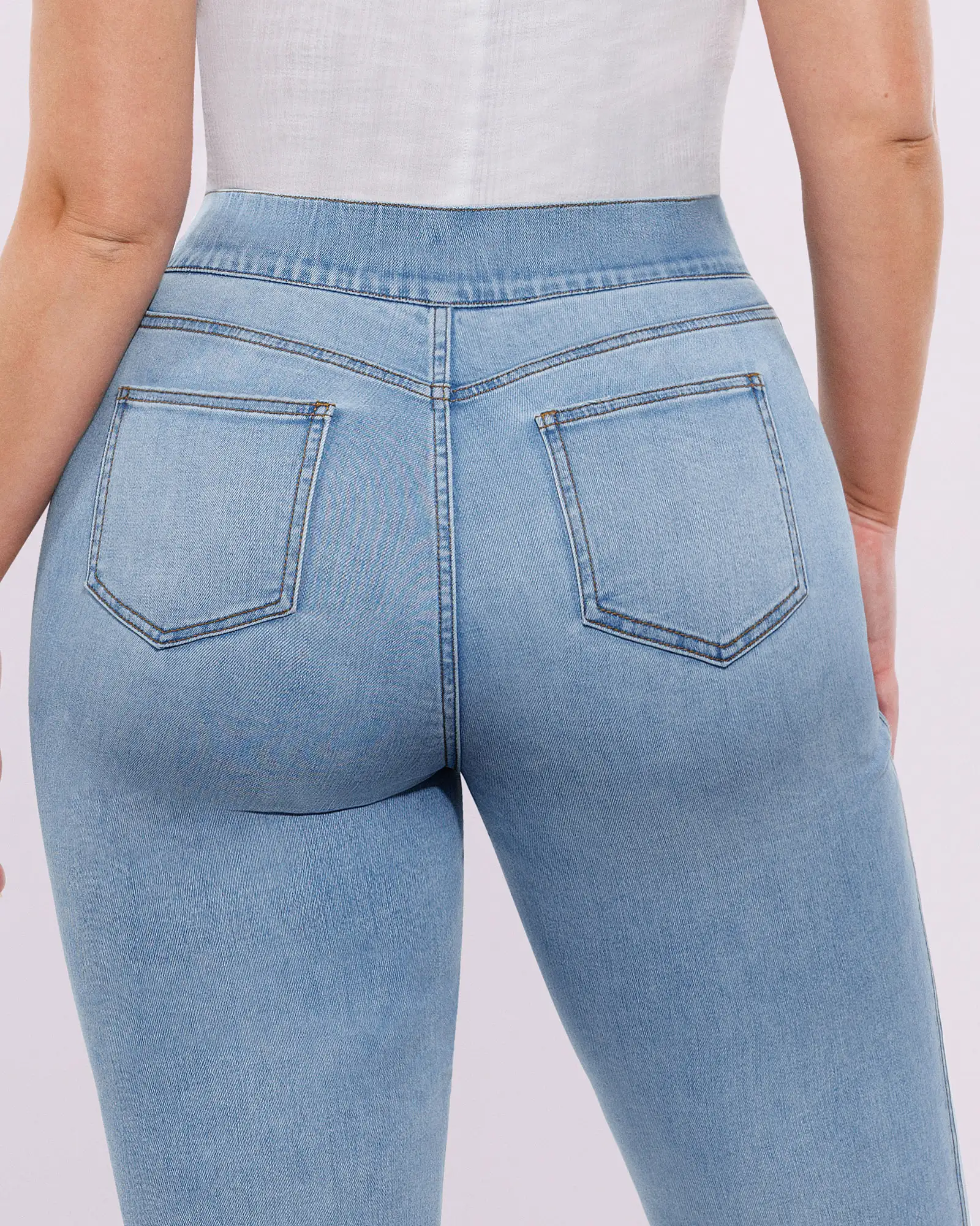Bare Essentials™ AirSlim® High-Waisted Padded Hip Skinny Jeans - Image 6