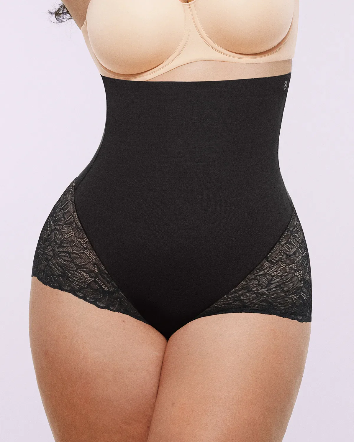 Bare Essentials™ MeshSmooth™ High-Waisted  Sheer Lace Brief - Image 15