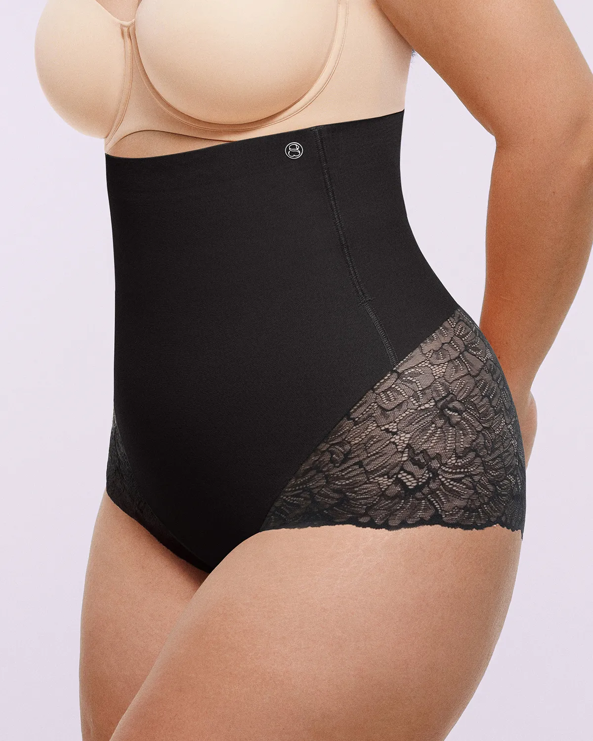 Bare Essentials™ MeshSmooth™ High-Waisted  Sheer Lace Brief - Image 17