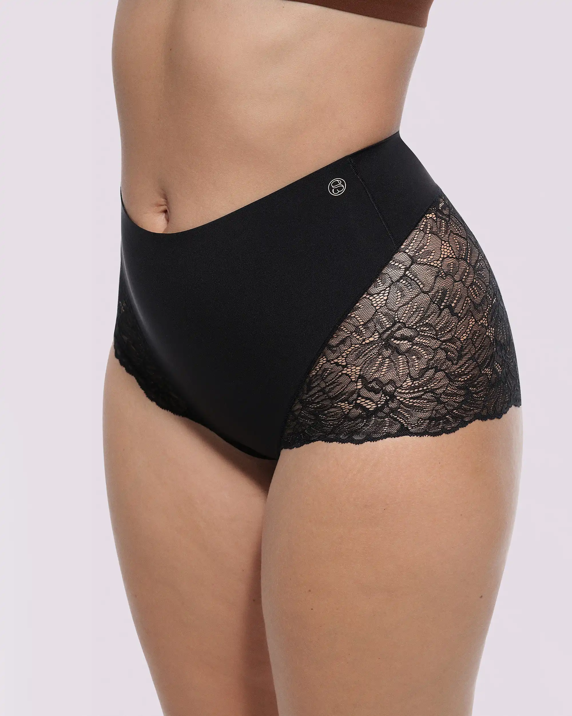 Bare Essentials™ MeshSmooth™ Mid-Waist Lace Brief - Image 10