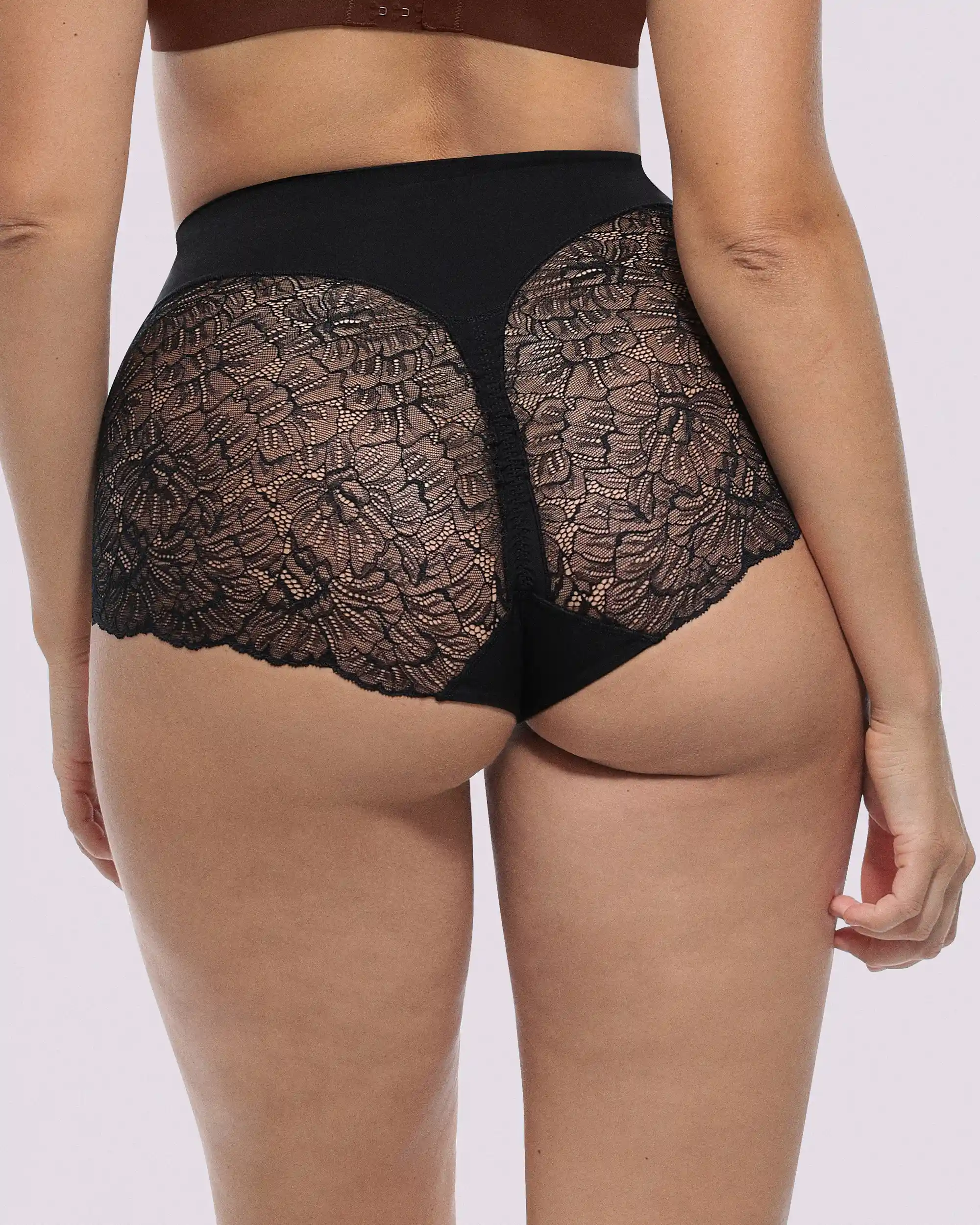Bare Essentials™ MeshSmooth™ Mid-Waist Lace Brief - Image 12
