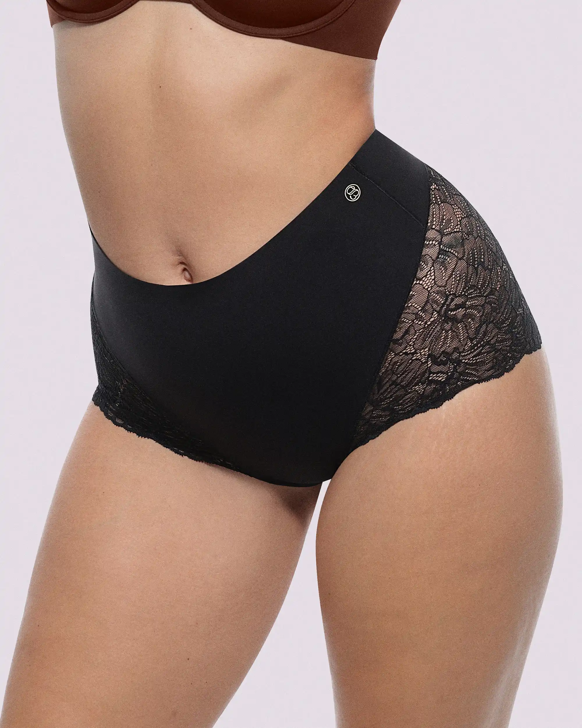 Bare Essentials™ MeshSmooth™ Mid-Waist Lace Brief - Image 13
