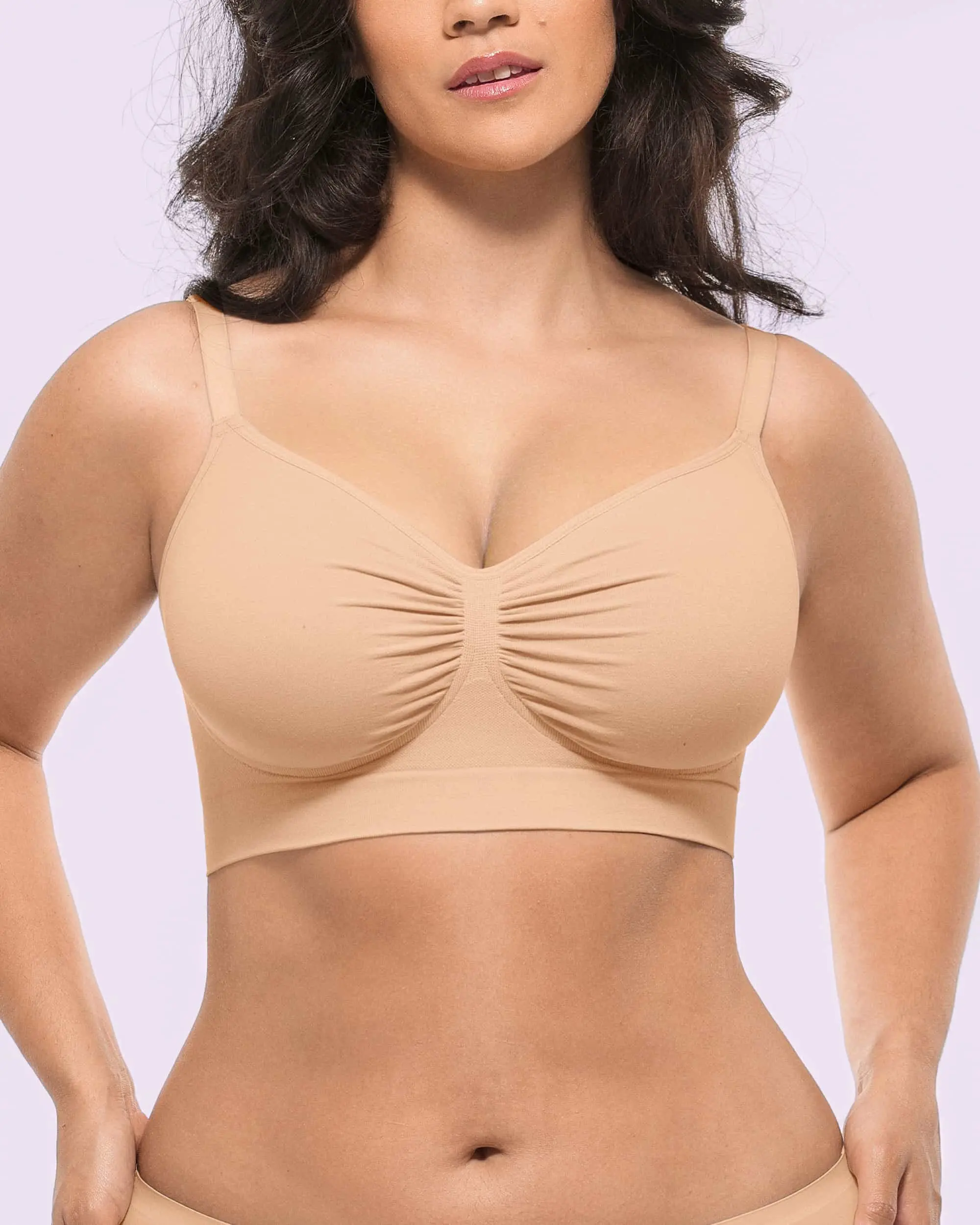 Bare Essentials™ Skin Flow Smooth Unlined Wireless Bra Triple Bundle - Image 10