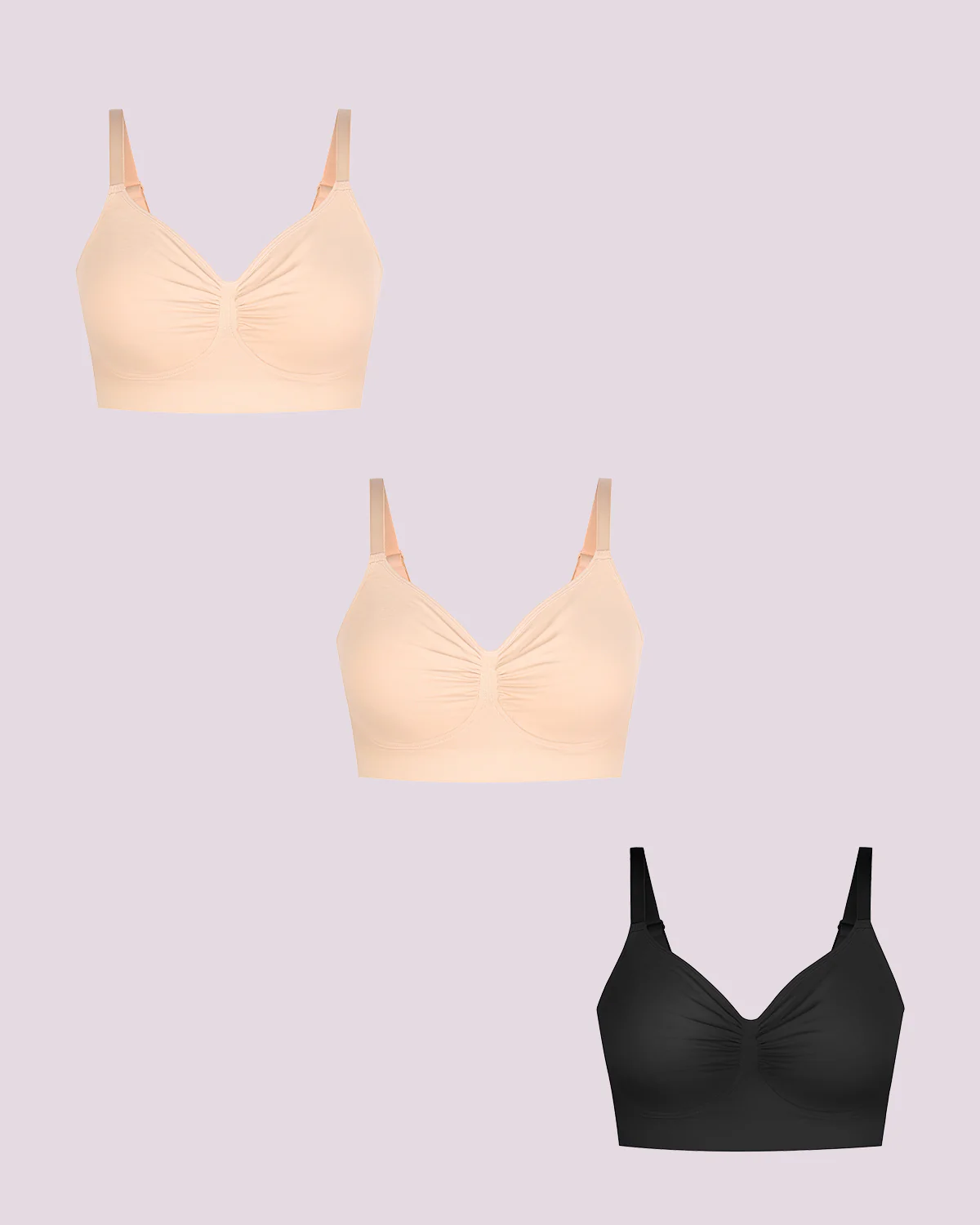 Bare Essentials™ Skin Flow Smooth Unlined Wireless Bra Triple Bundle - Image 13