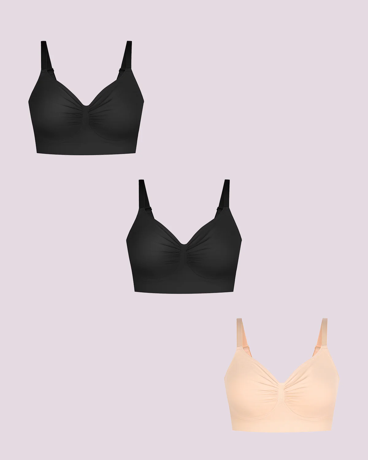 Bare Essentials™ Skin Flow Smooth Unlined Wireless Bra Triple Bundle - Image 9