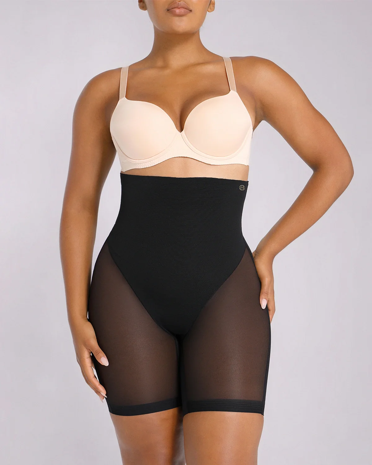BOOT-YEAH™ MeshSmooth™ High-Waisted  Brief + Mid Thigh Short - Image 11