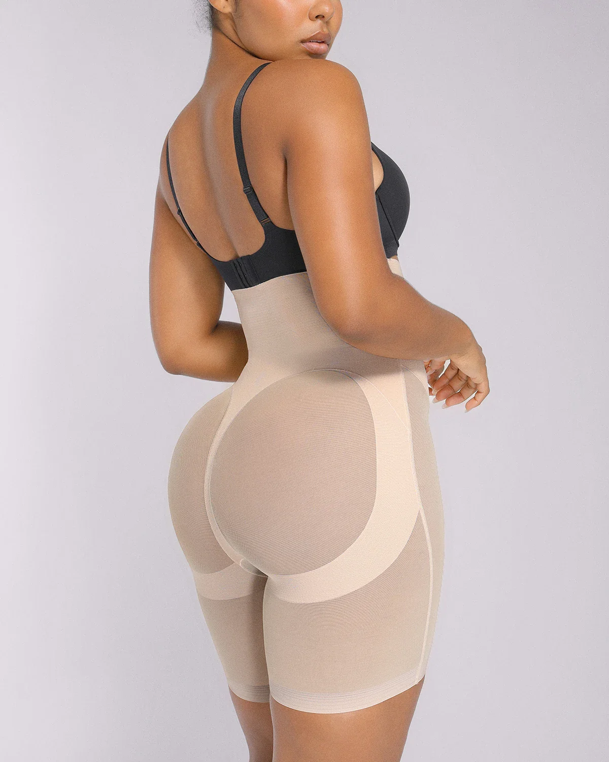 BOOT-YEAH™ MeshSmooth™ High-Waisted  Brief + Mid Thigh Short - Image 16