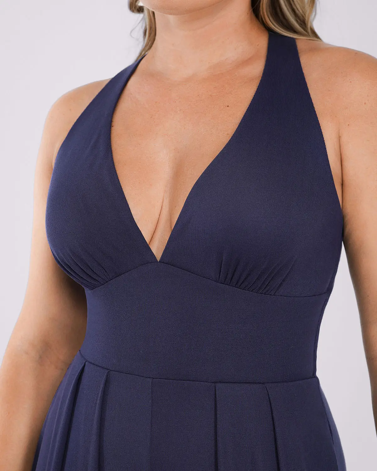 Bare Essentials™ AirSlim® Deep Plunge Built-In Shaping Jumpsuit - Image 15
