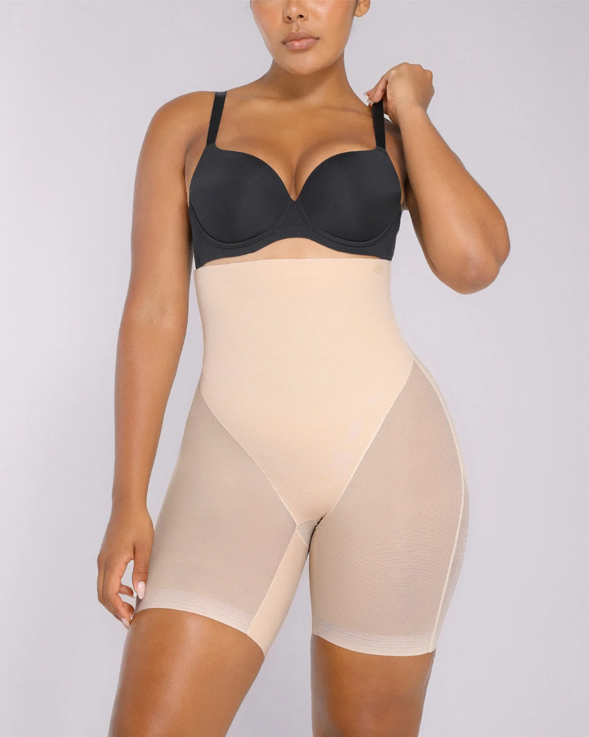 BOOT-YEAH™ MeshSmooth™ High-Waisted Mid Thigh Short - Image 8