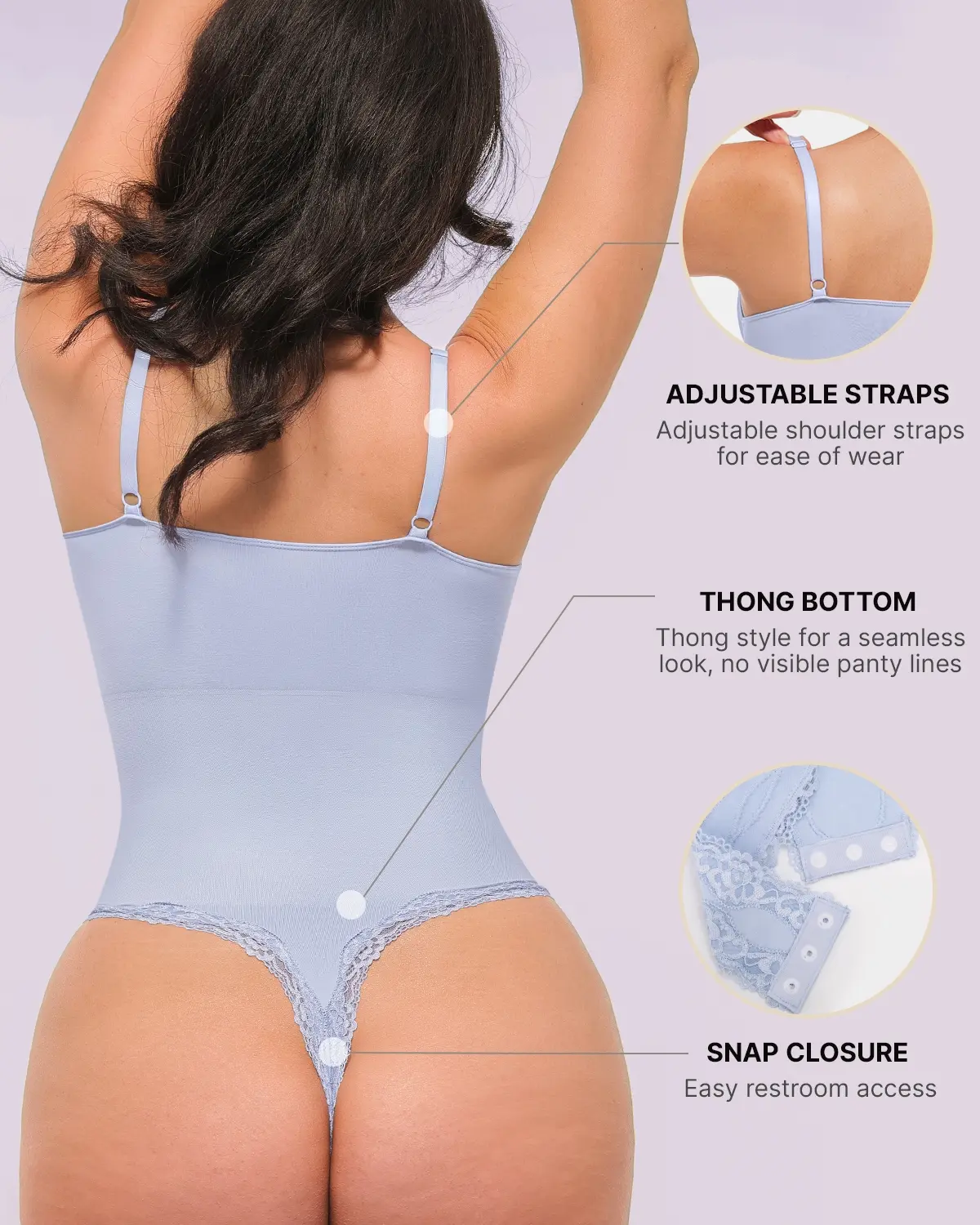 OceanHug™ Oyster Reborn Smoothing Bodysuit - Image 3