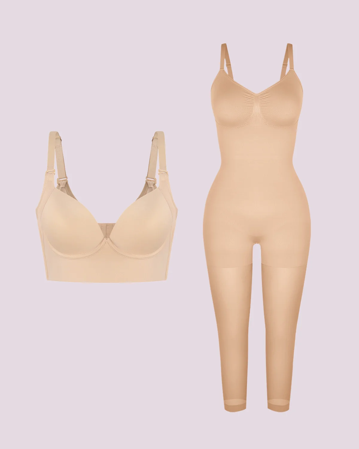Push-Up Bra + Full Coverage Bodysuit Bundle - Image 5