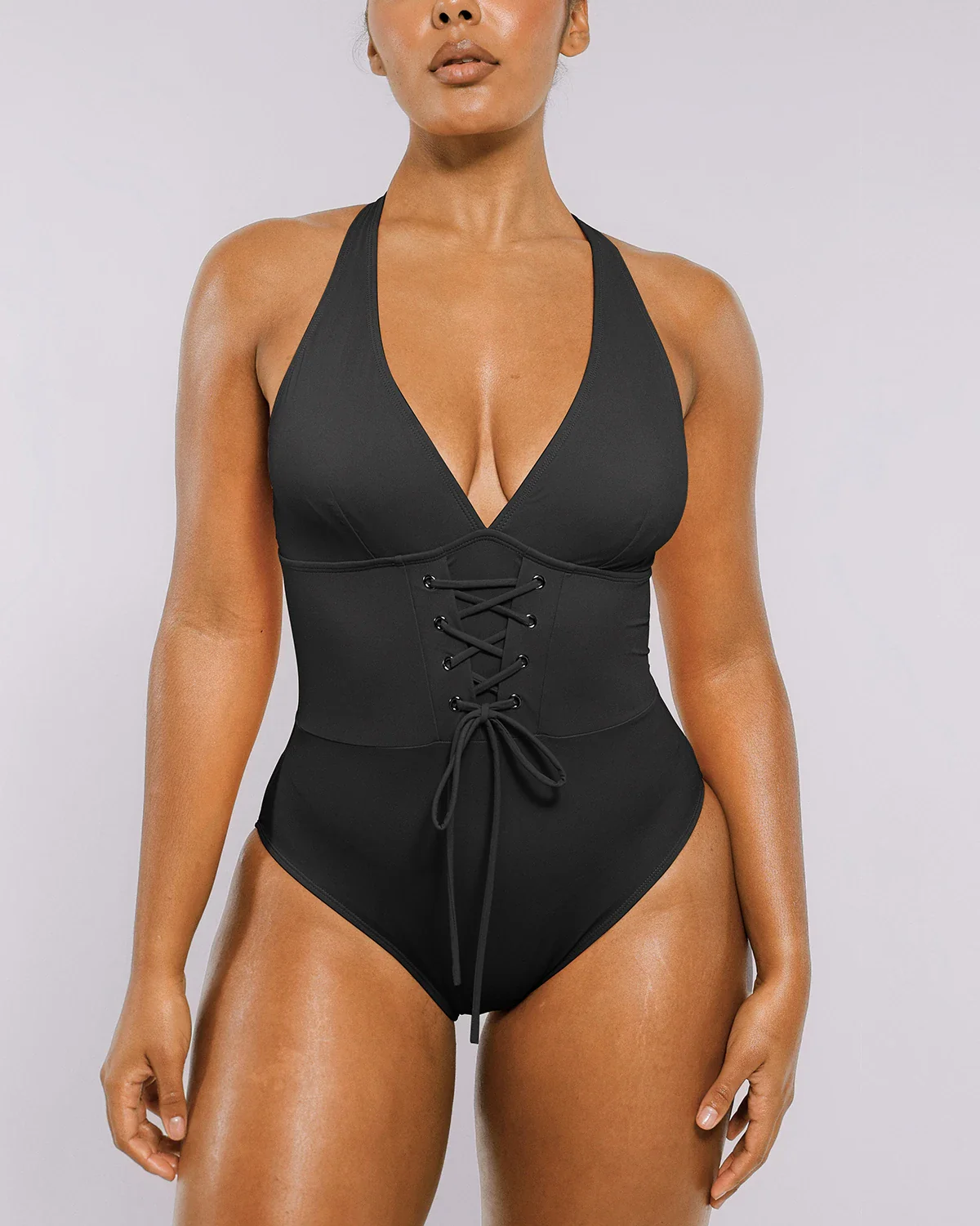 Smart Sculpt™ Plunge Corset Shaping Swimsuit - Image 19