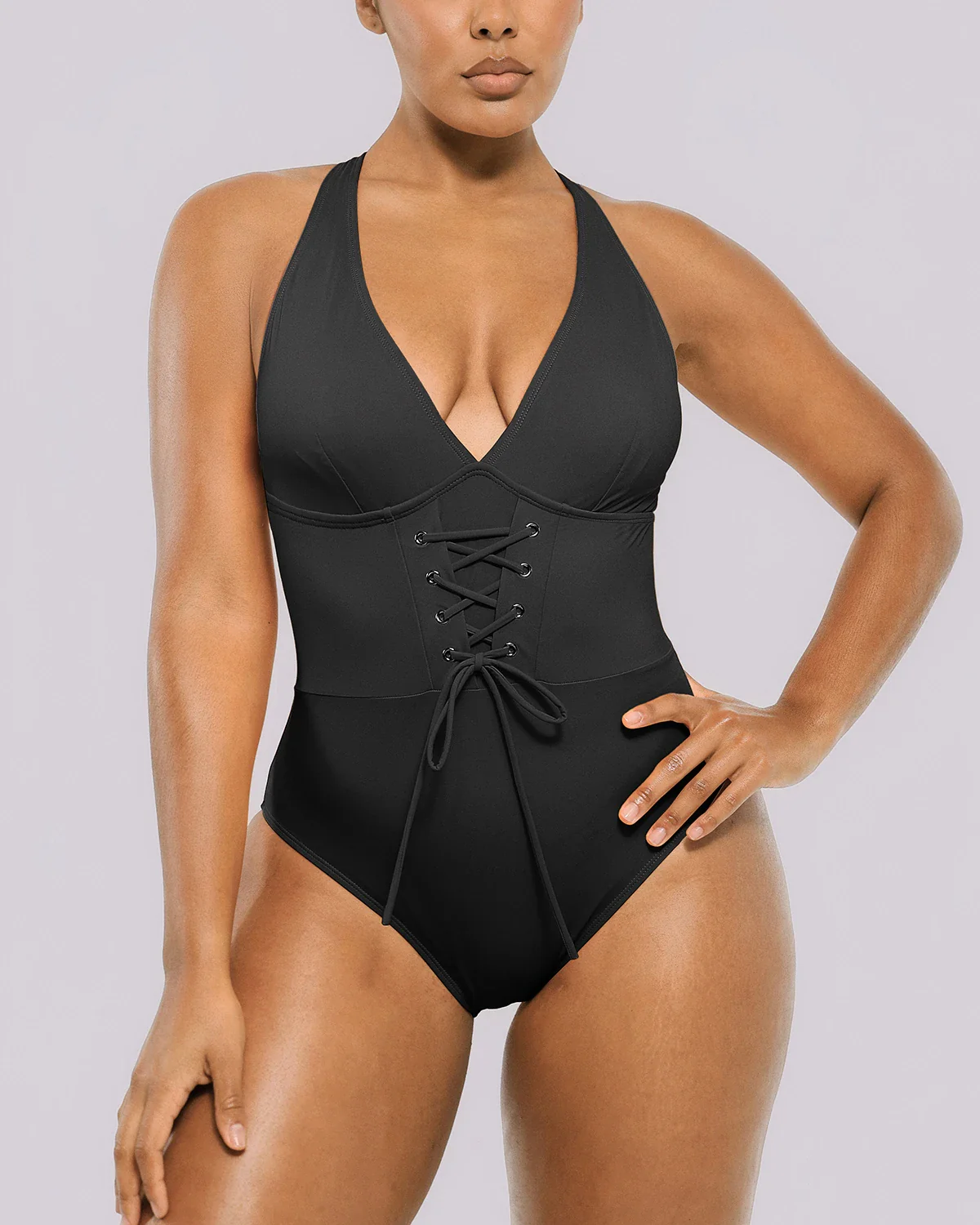 Smart Sculpt™ Plunge Corset Shaping Swimsuit - Image 21